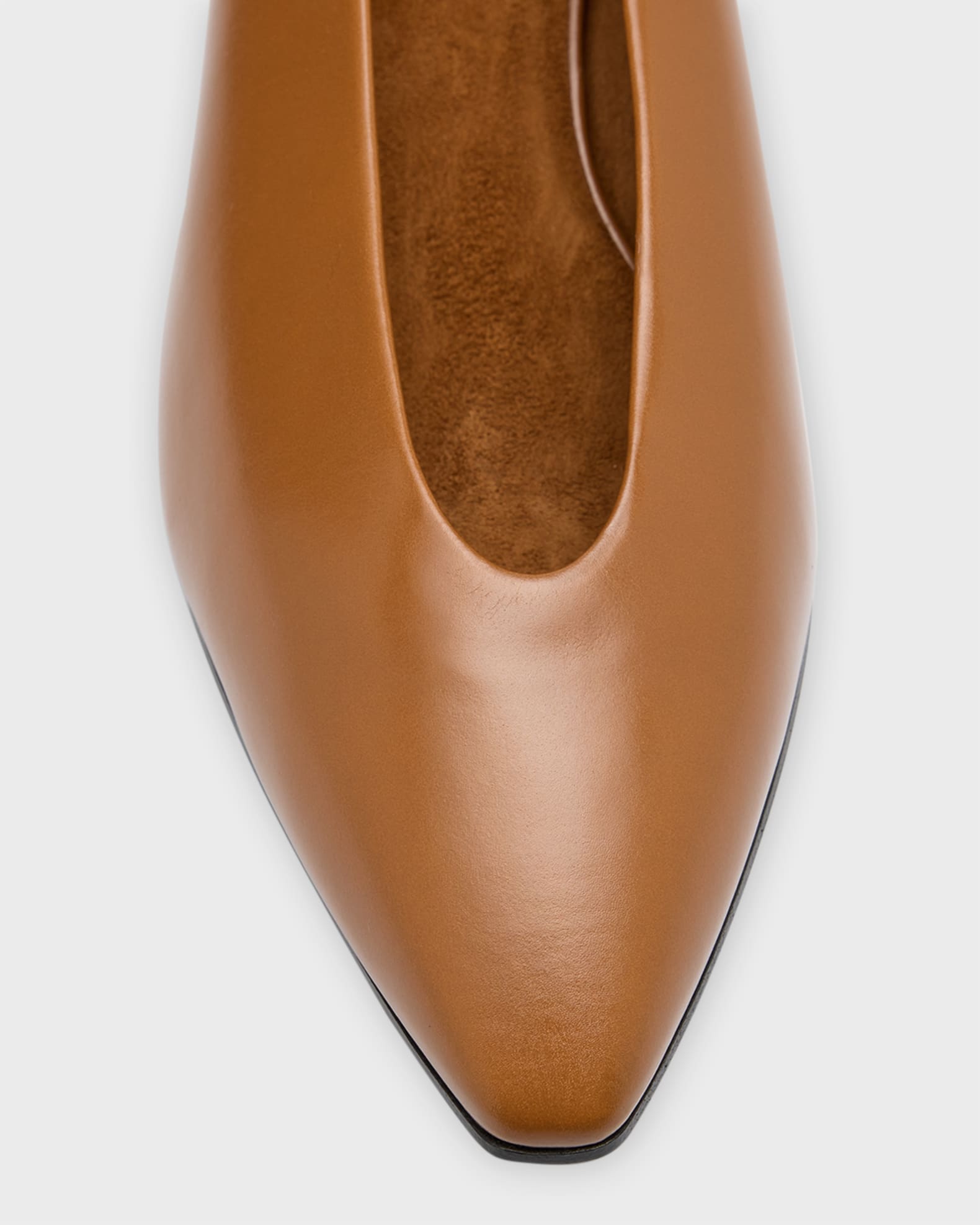 Loro Piana Rebecca Calfskin Ballerina Flats | Neiman Marcus