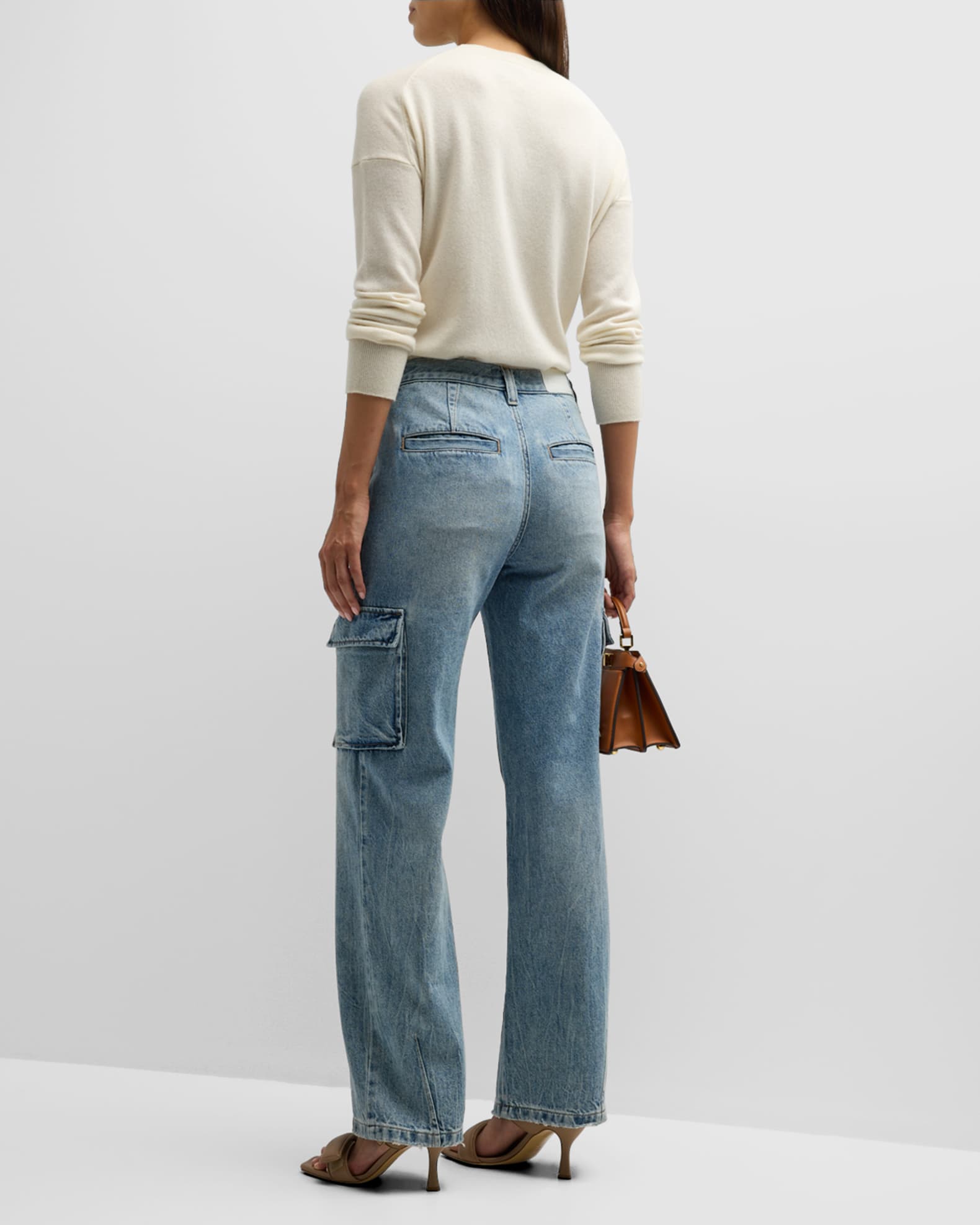 Pistola Larson Relaxed Flare Jean - Blush