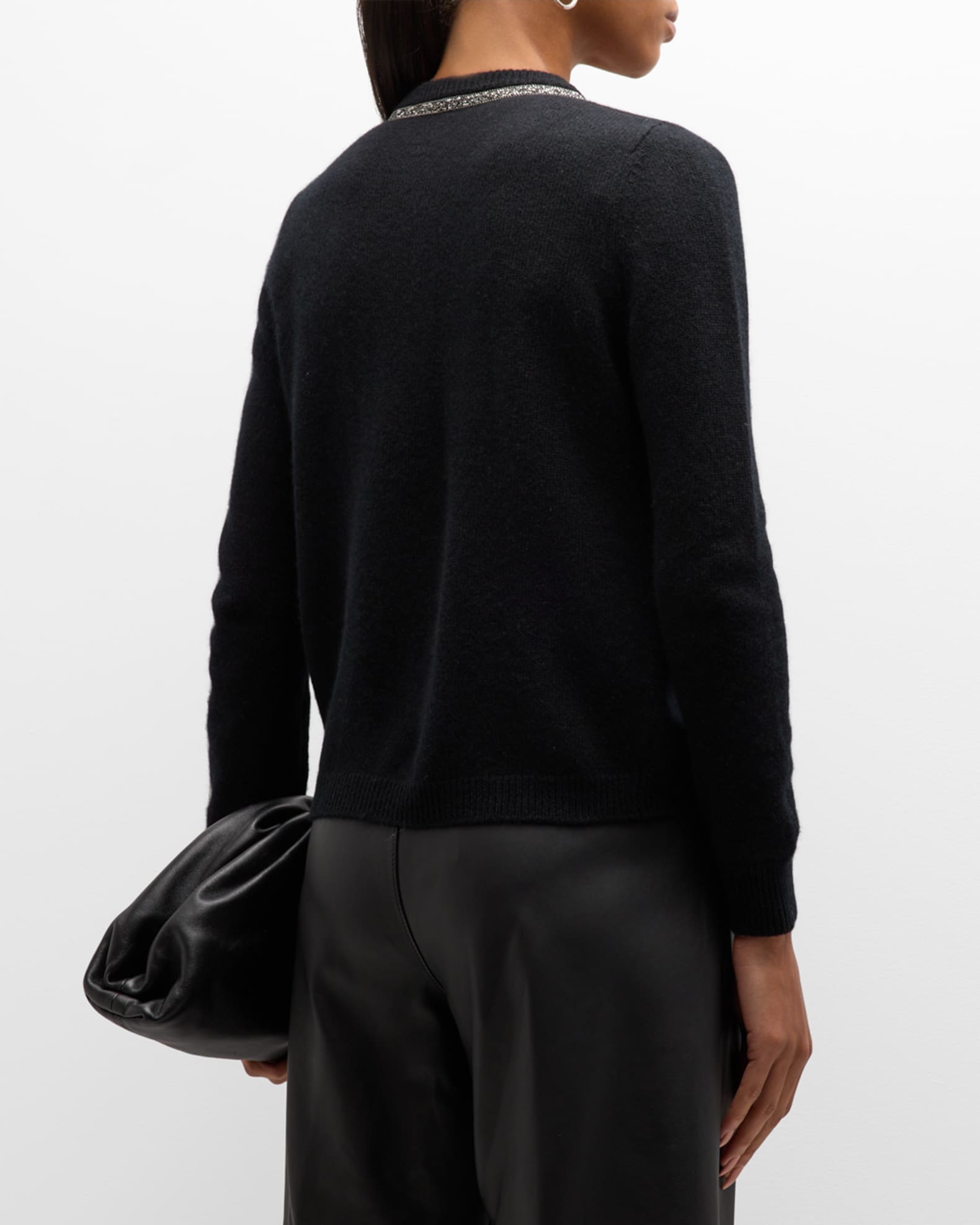 Black cashmere shrug discount