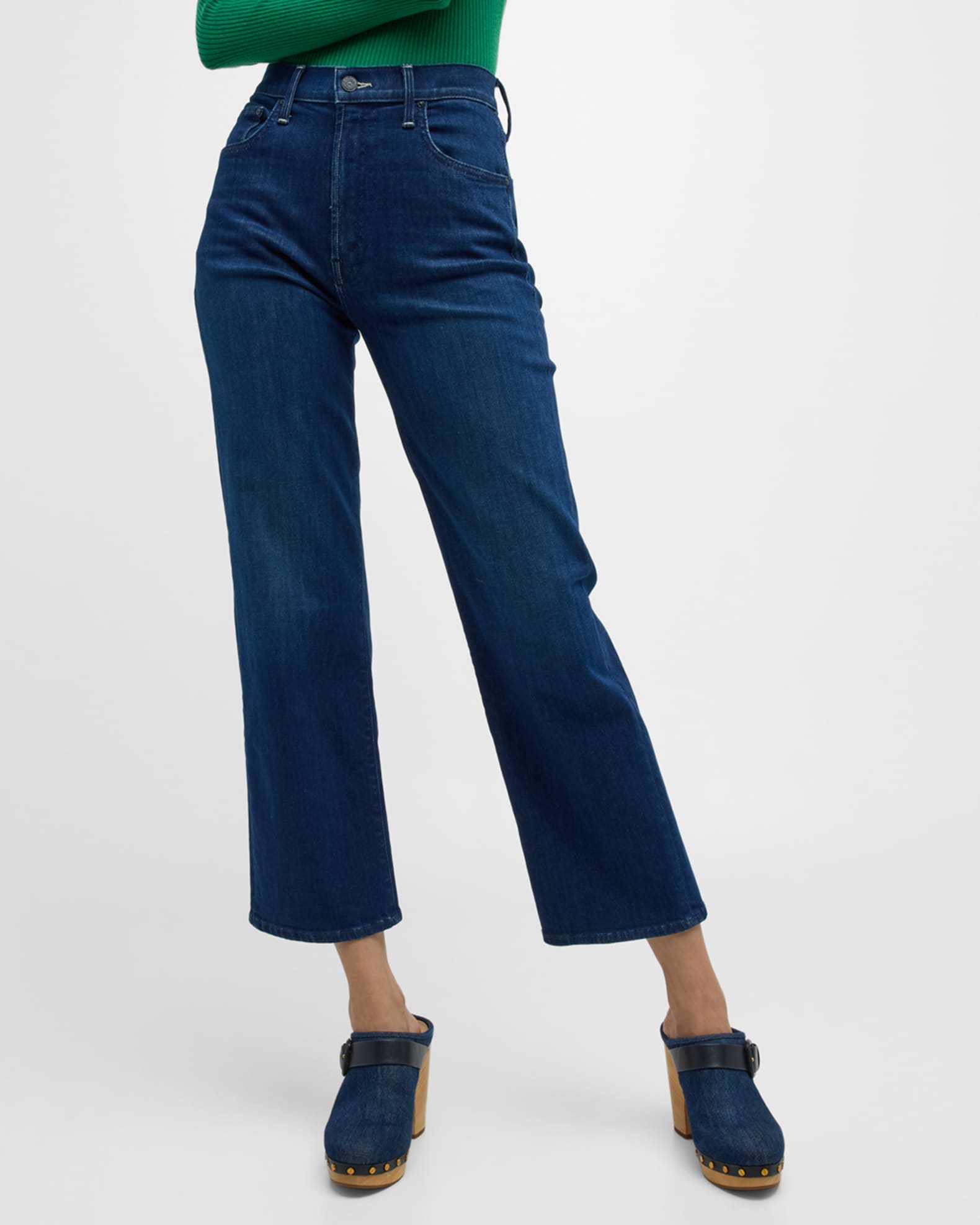 MOTHER The Rambler Zip Ankle Jeans | Neiman Marcus