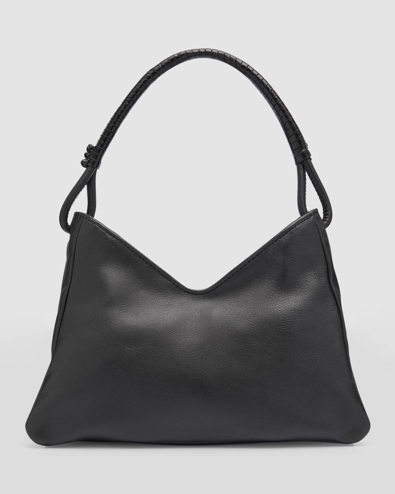 STAUD Valerie Patent Leather Shoulder Bag | Neiman Marcus