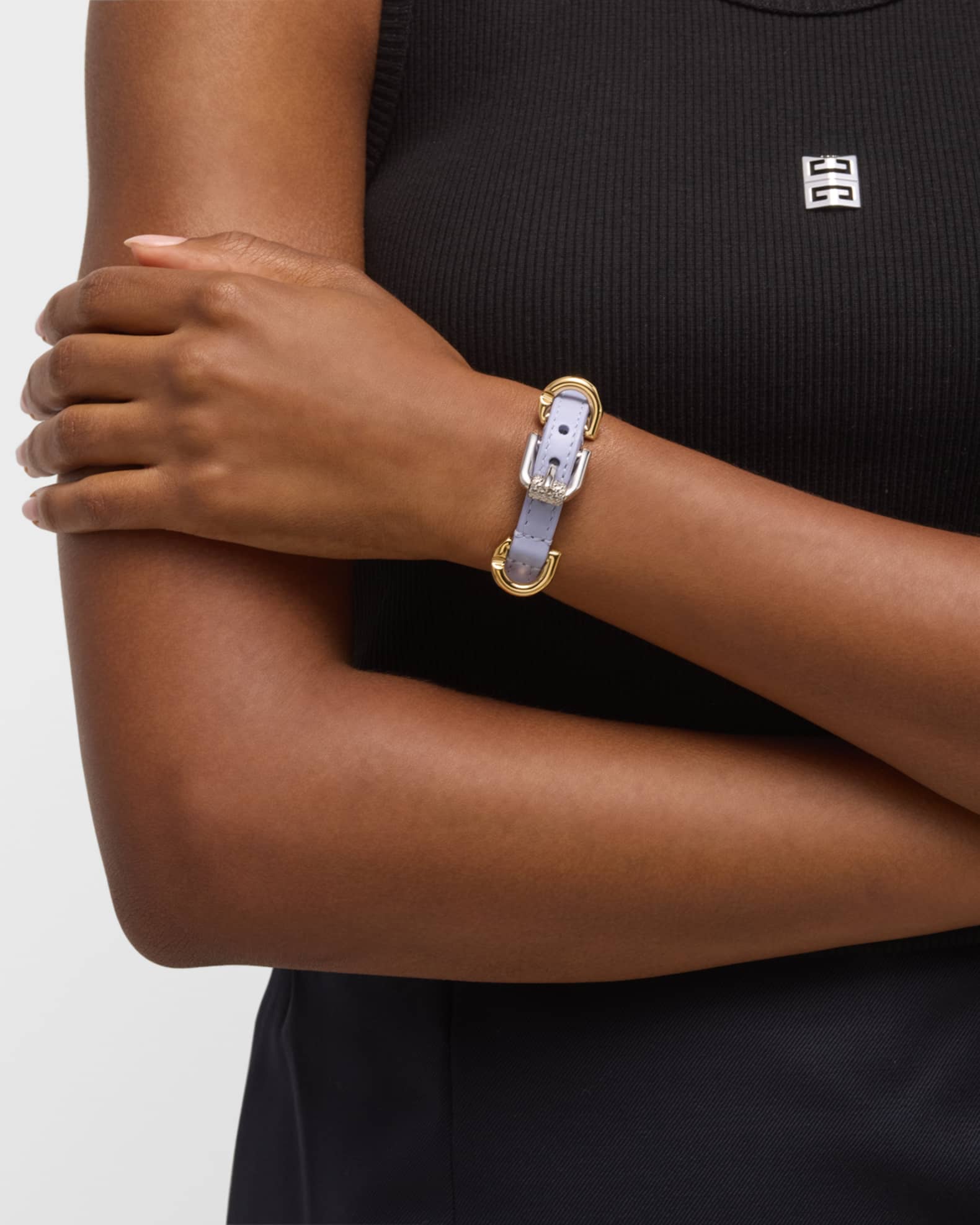 Givenchy Voyou Leather Bracelet Neiman Marcus