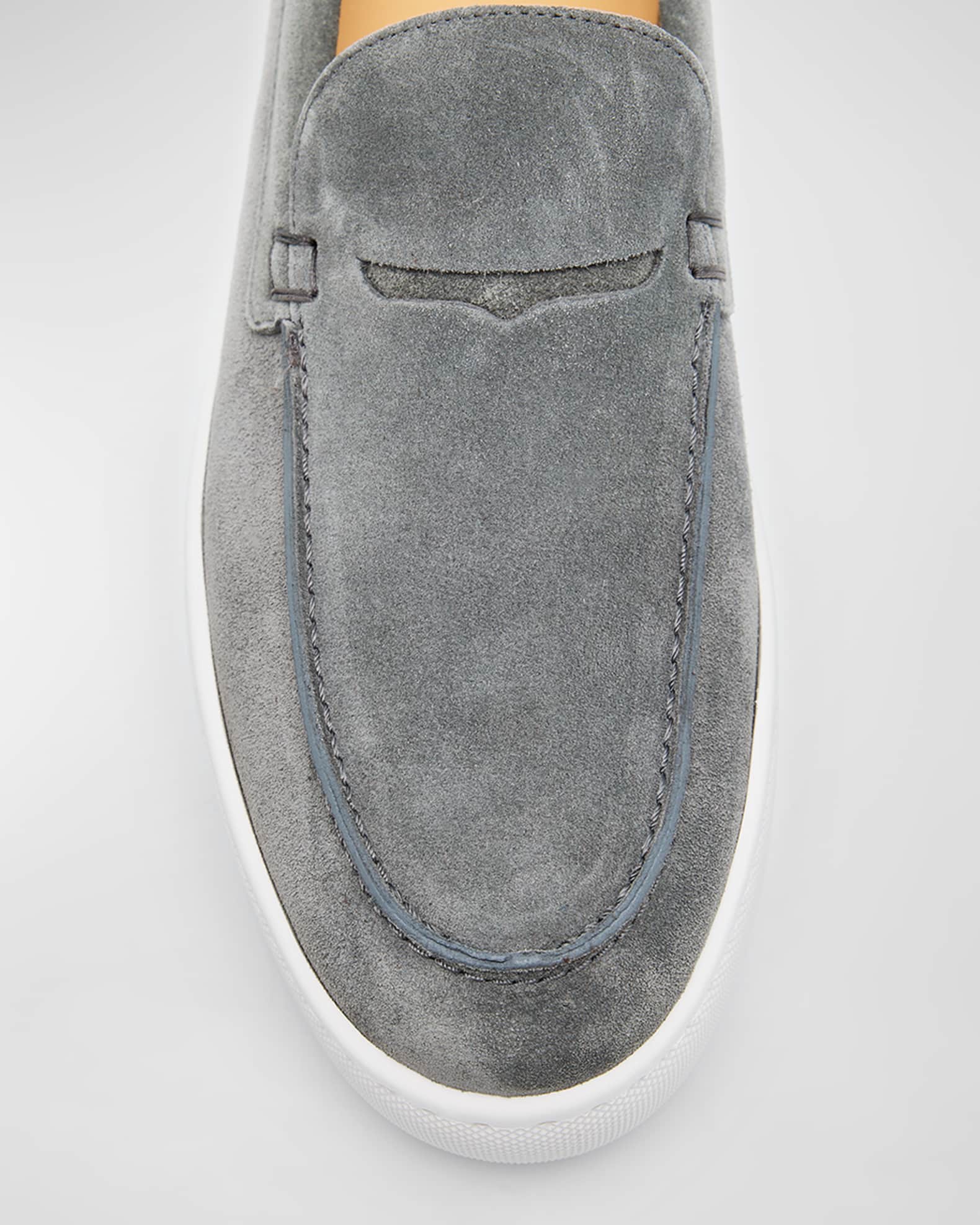 Christian louboutin grey suede mens outlet