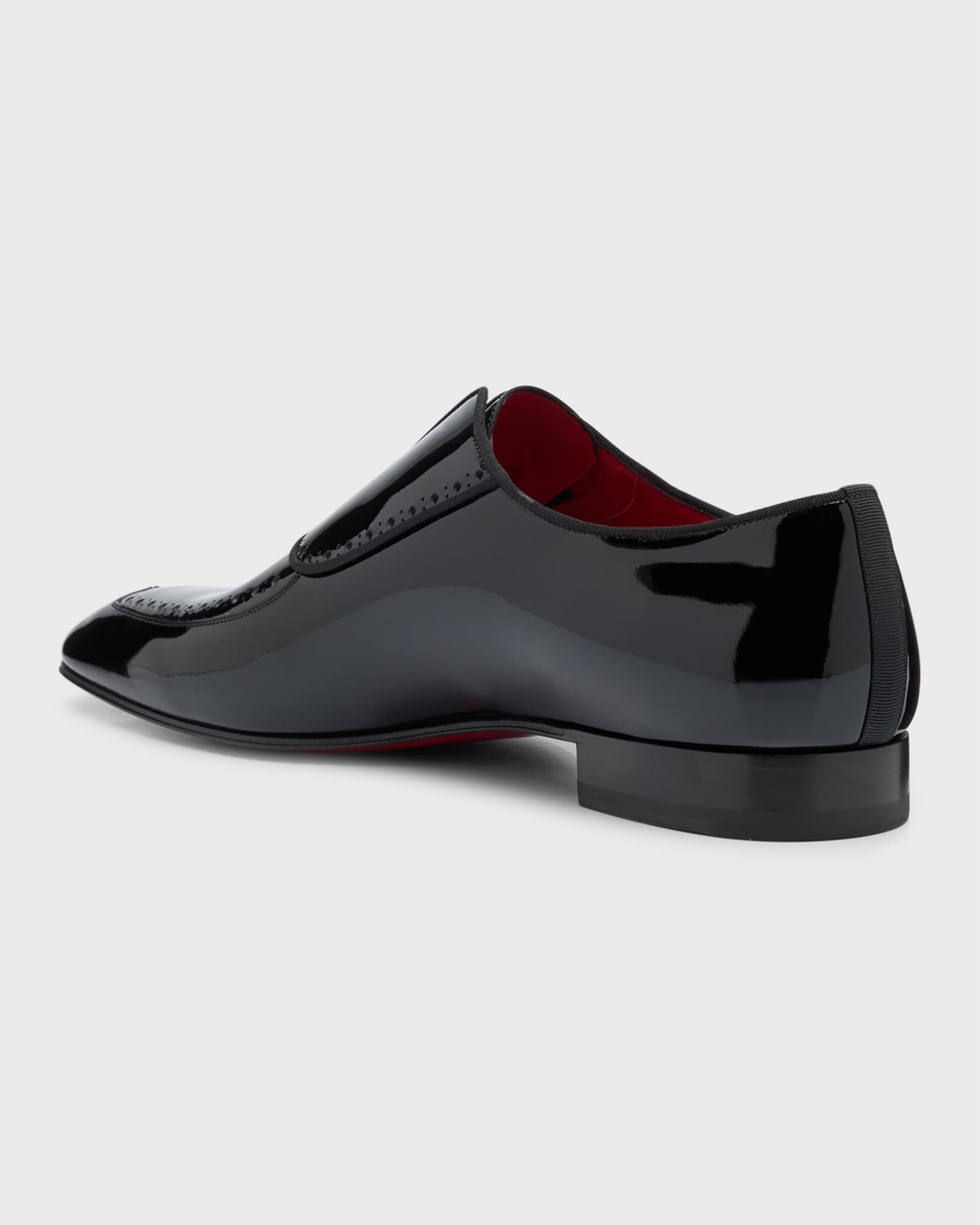 Christian Louboutin Men's Lafitte Leather Oxford Shoes