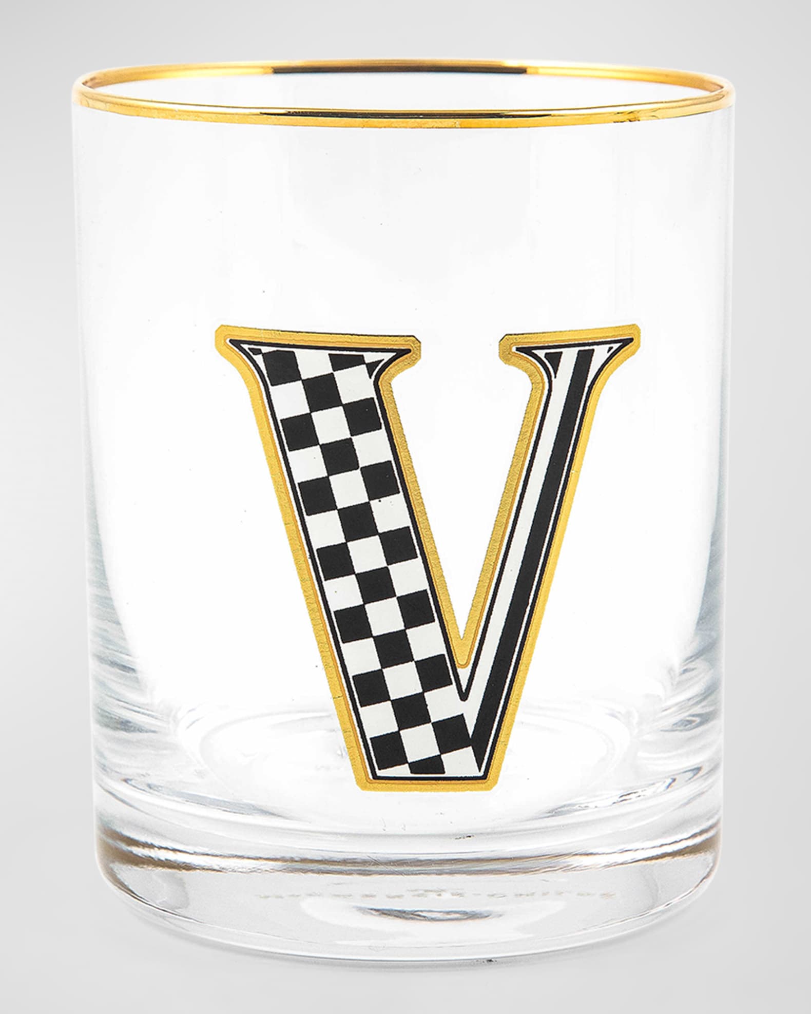 MacKenzie-Childs Monogram Tumbler, 14 oz.
