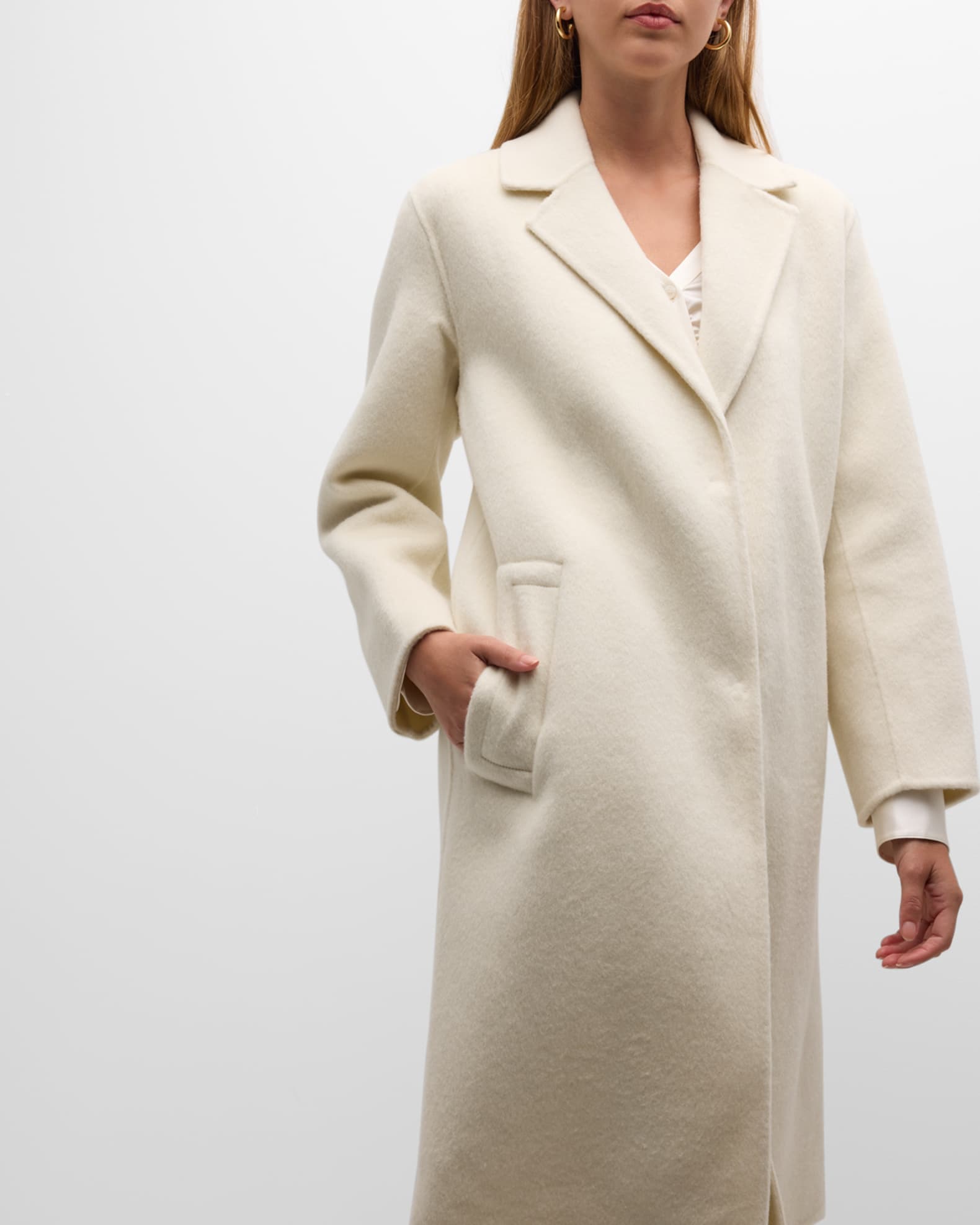 Lagos wool-blend coat