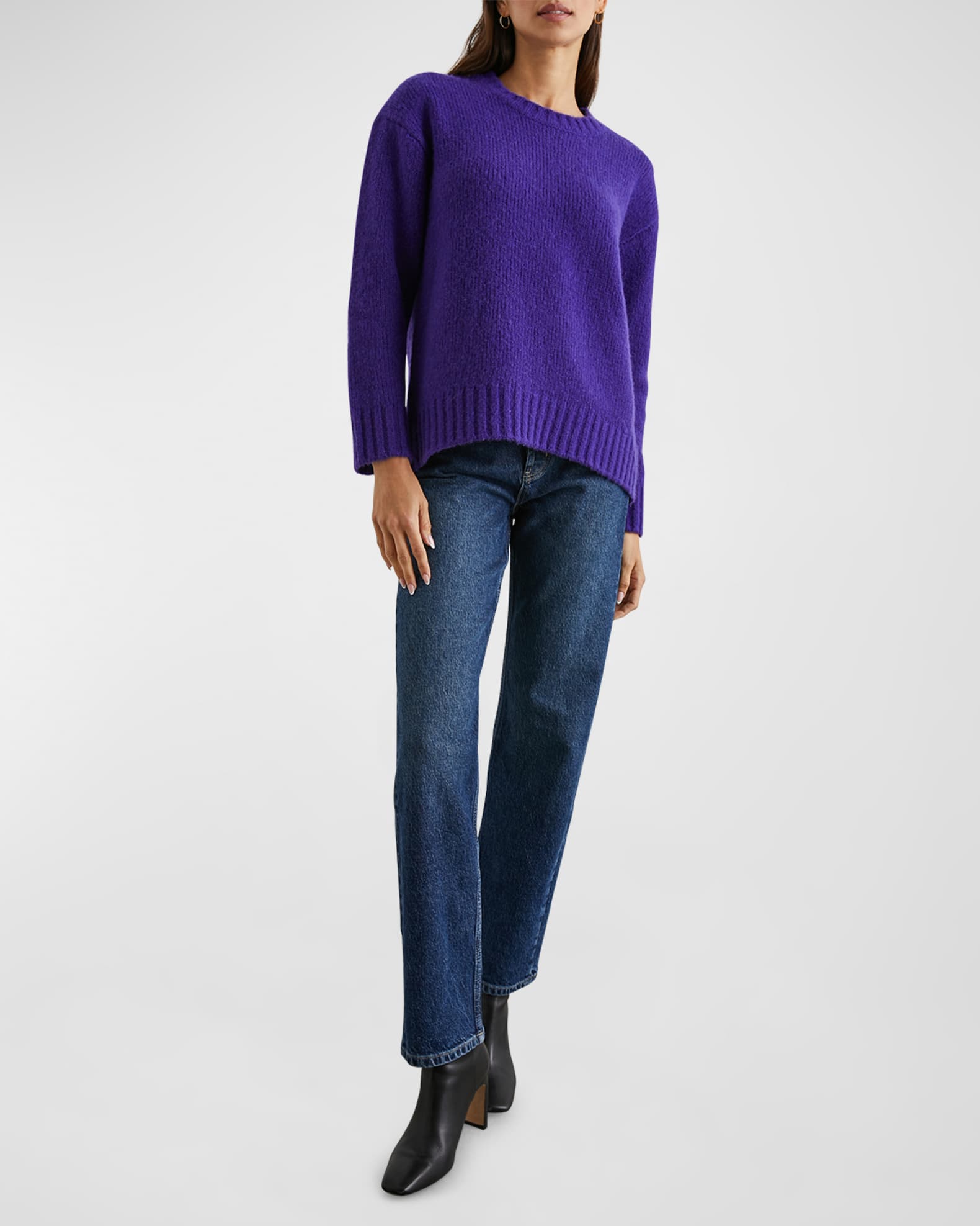 Rails Olivia Crewneck Wool Sweater | Neiman Marcus