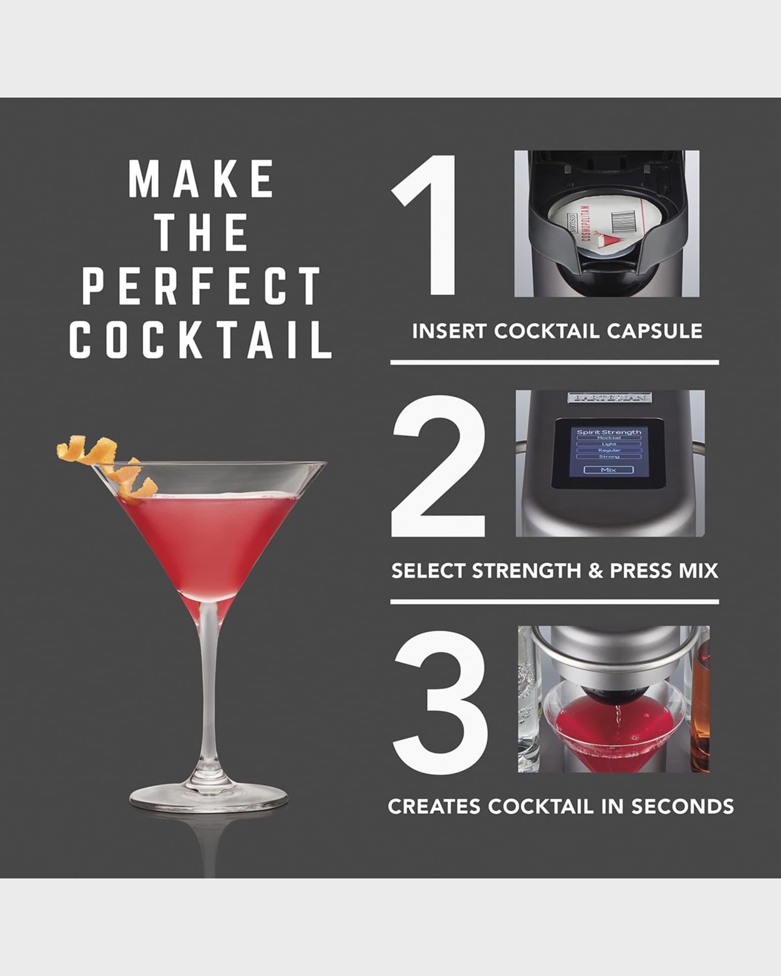 Bartesian Cocktail Mixer Capsules Variety Pack, Set of 6 Neiman Marcus