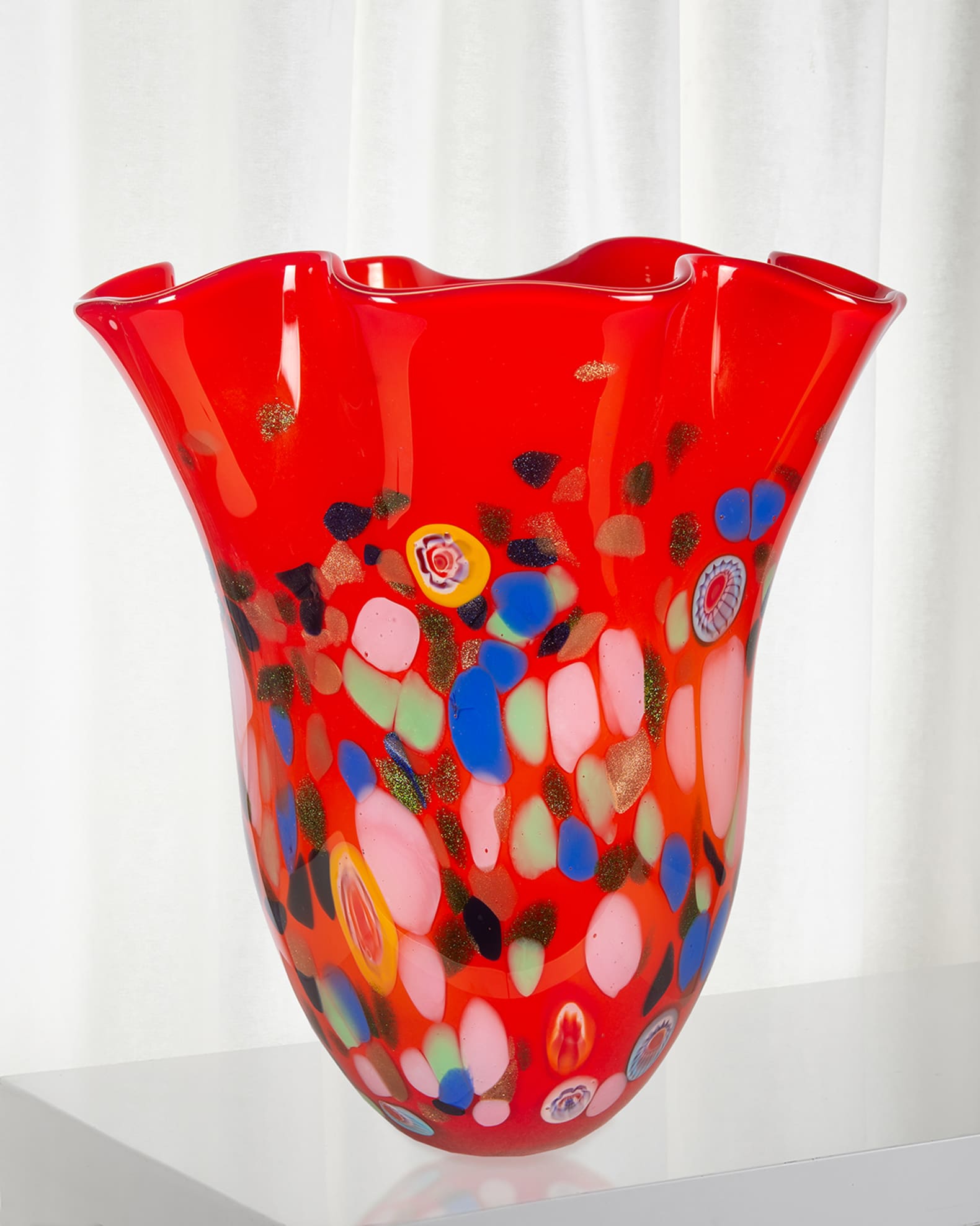 Alton Trial Art Glass Vase  0