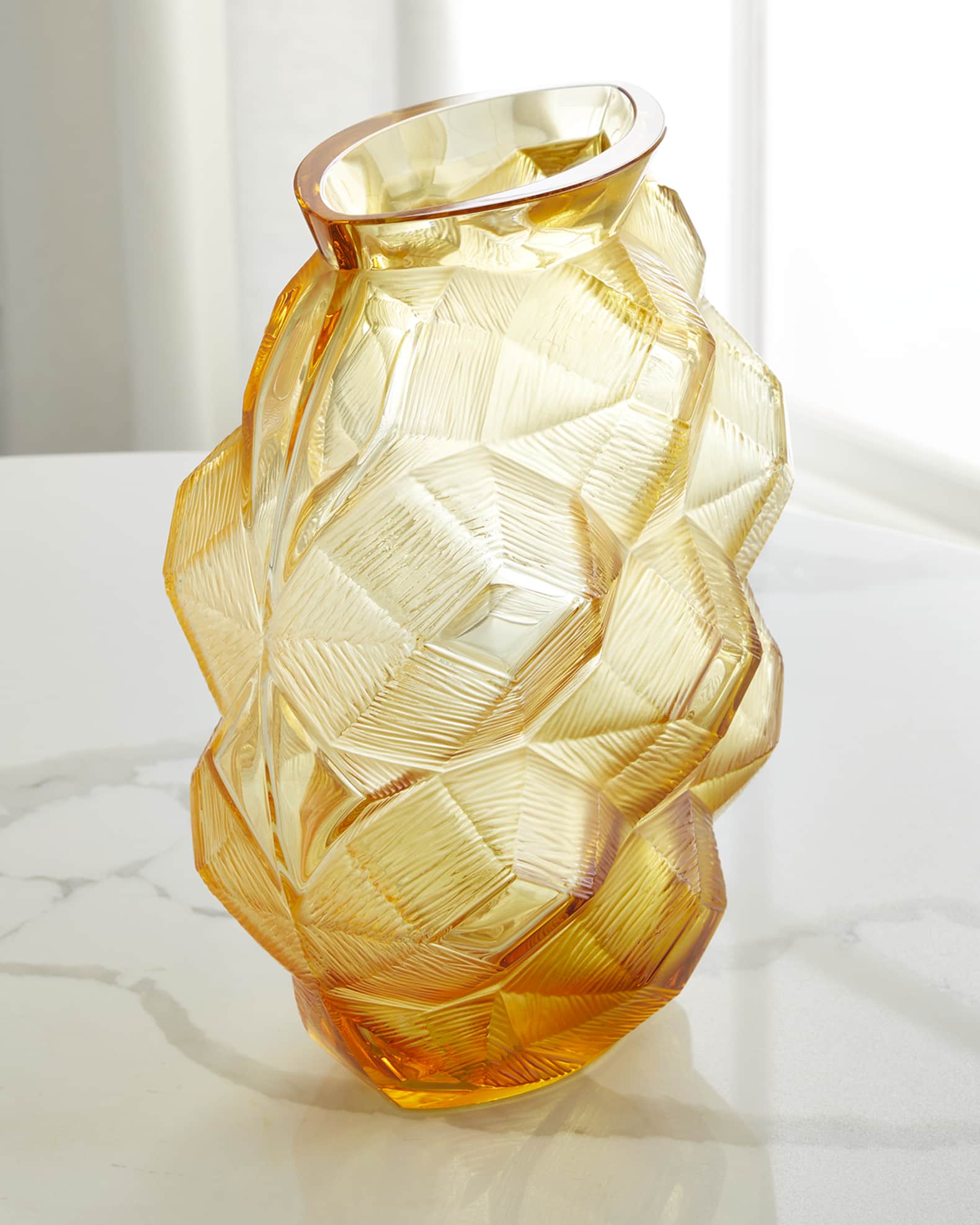 Amber Turtle Vase - 10" 1
