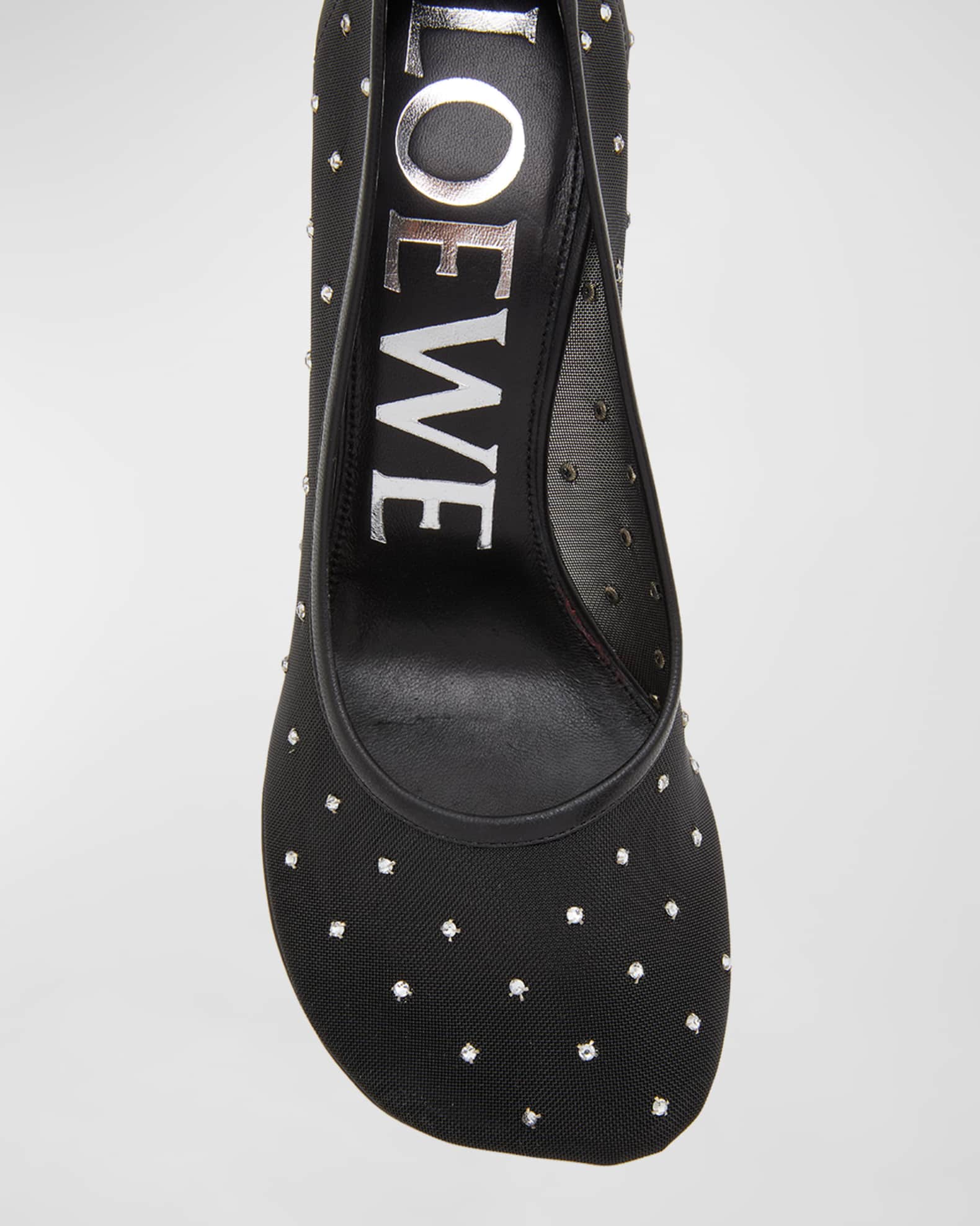 Loewe Toy Crystal Mesh Pumps | Neiman Marcus
