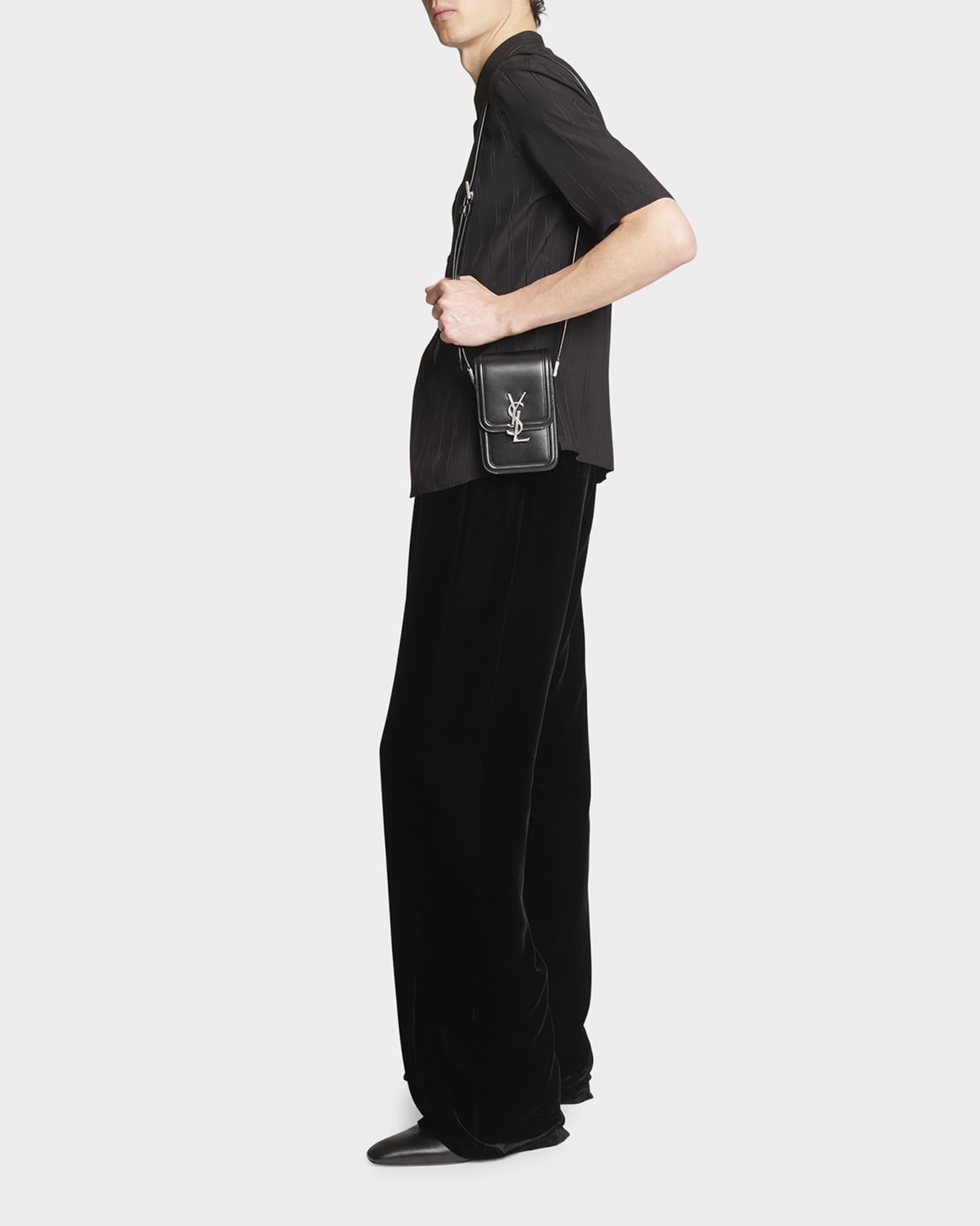 Men s YSL Solferino Phone Case Bag