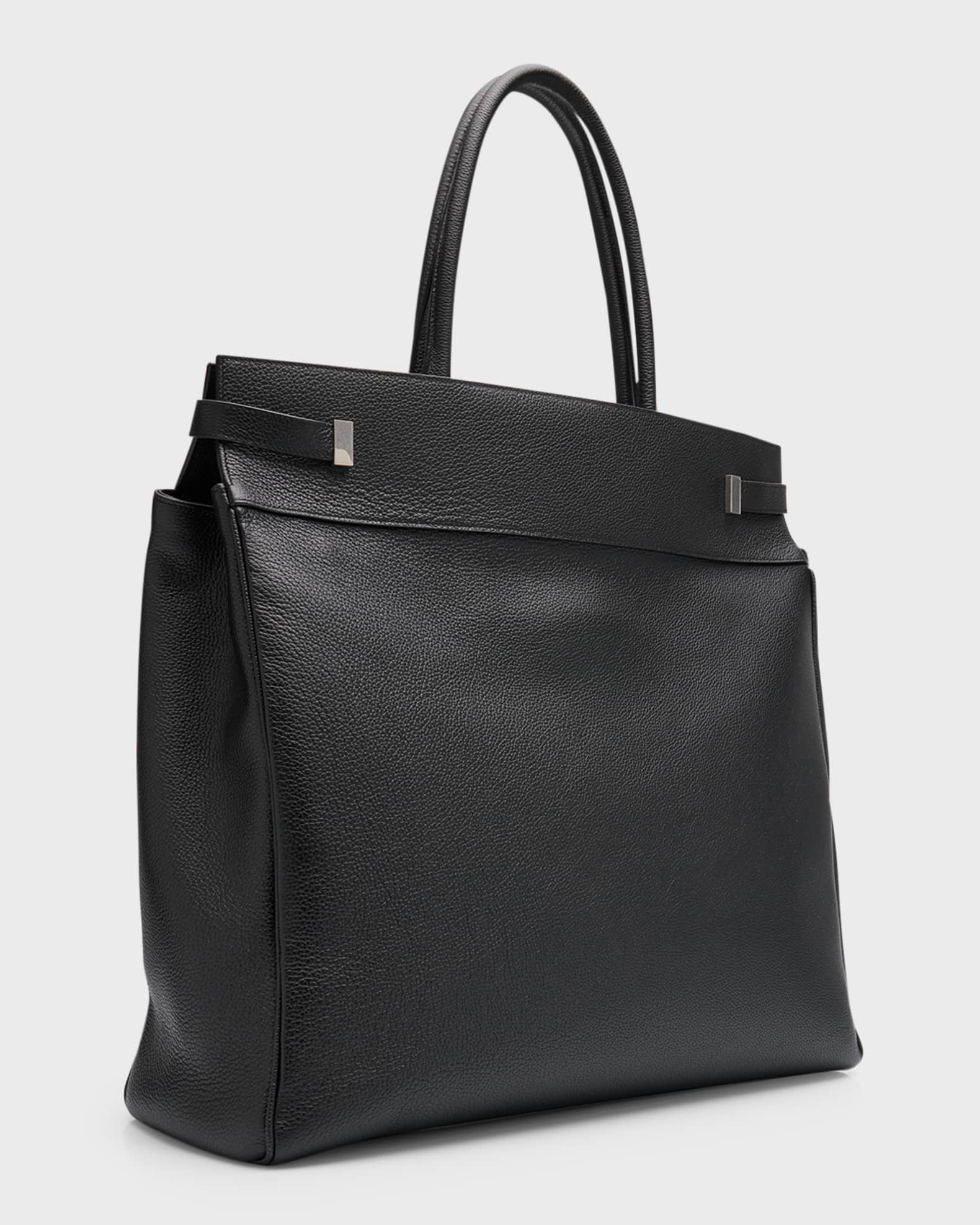 Saint Laurent Men's Manhattan North-South Tote Bag | Neiman Marcus