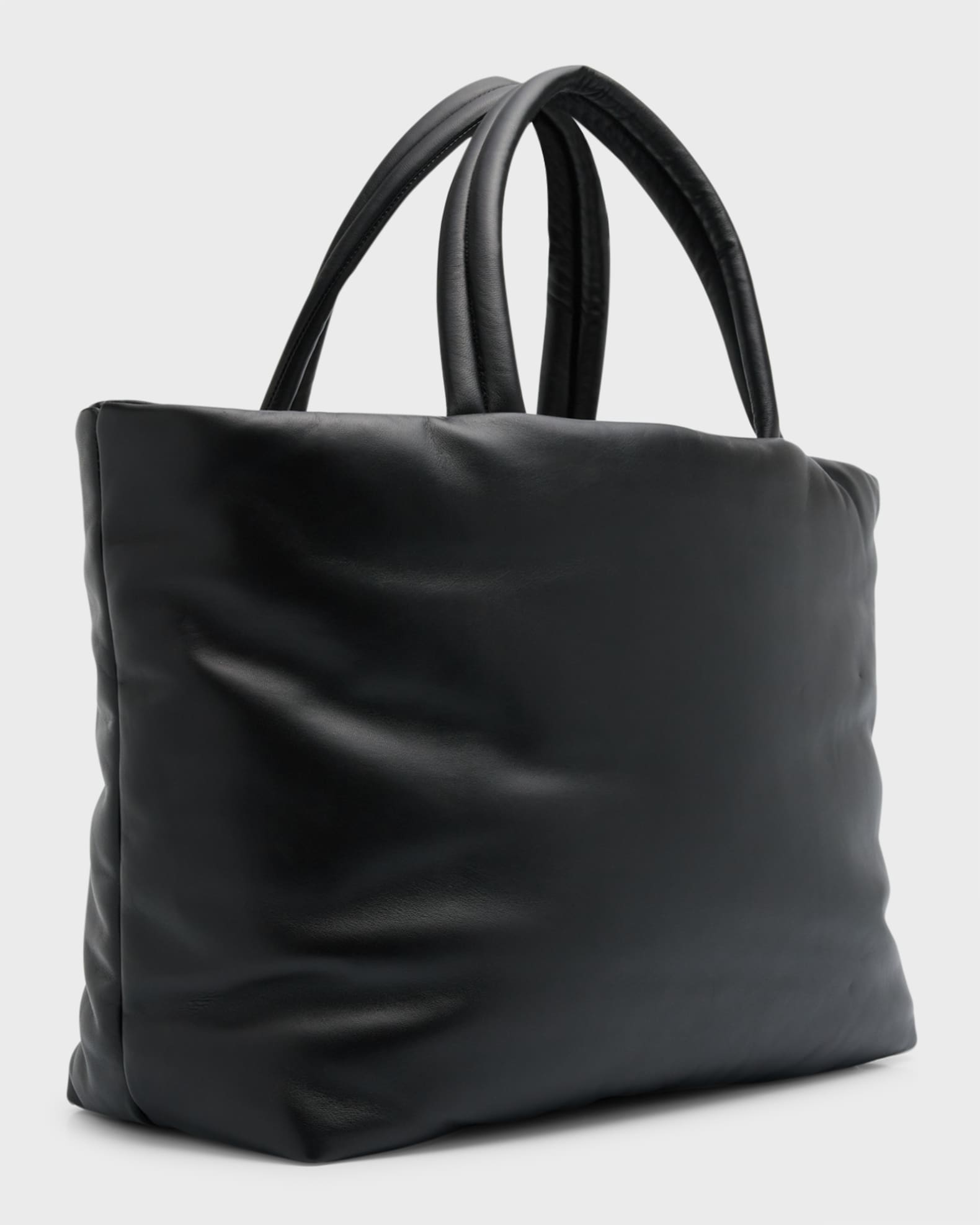 珍しい Padded Embossed Men's Leather Bag Tote バッグ