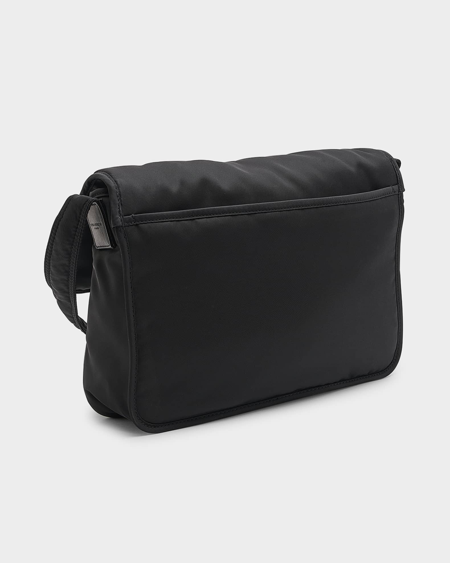 Saint Laurent Men's Niki Nylon Messenger Bag | Neiman Marcus