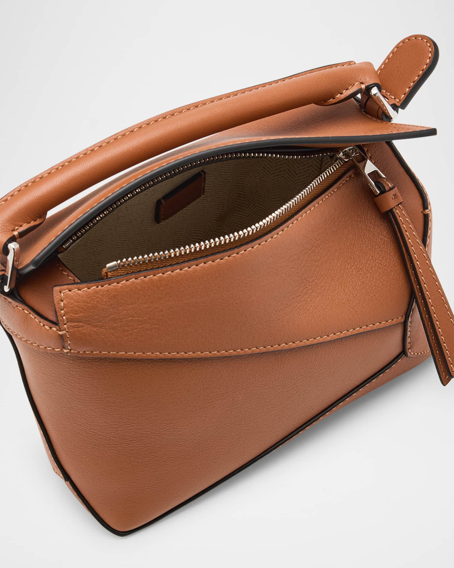 Loewe x Paula's Ibiza Puzzle Edge Mini Top-Handle Bag in
