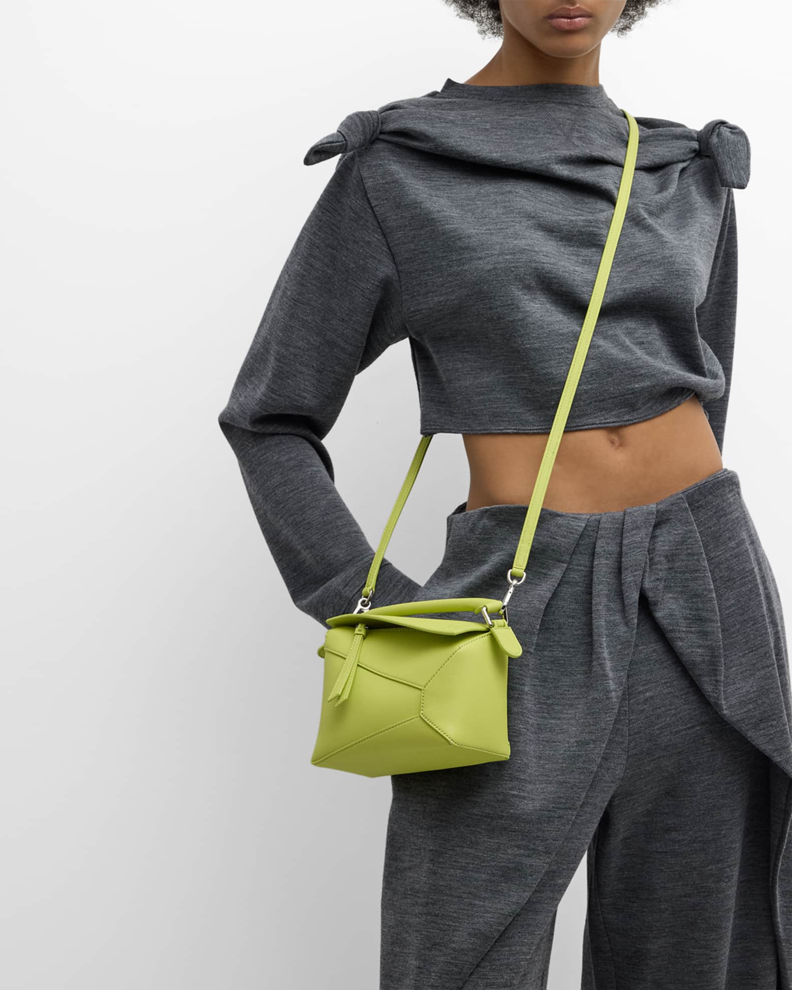 Loewe x Paula's Ibiza Puzzle Edge Mini Top-Handle Bag in