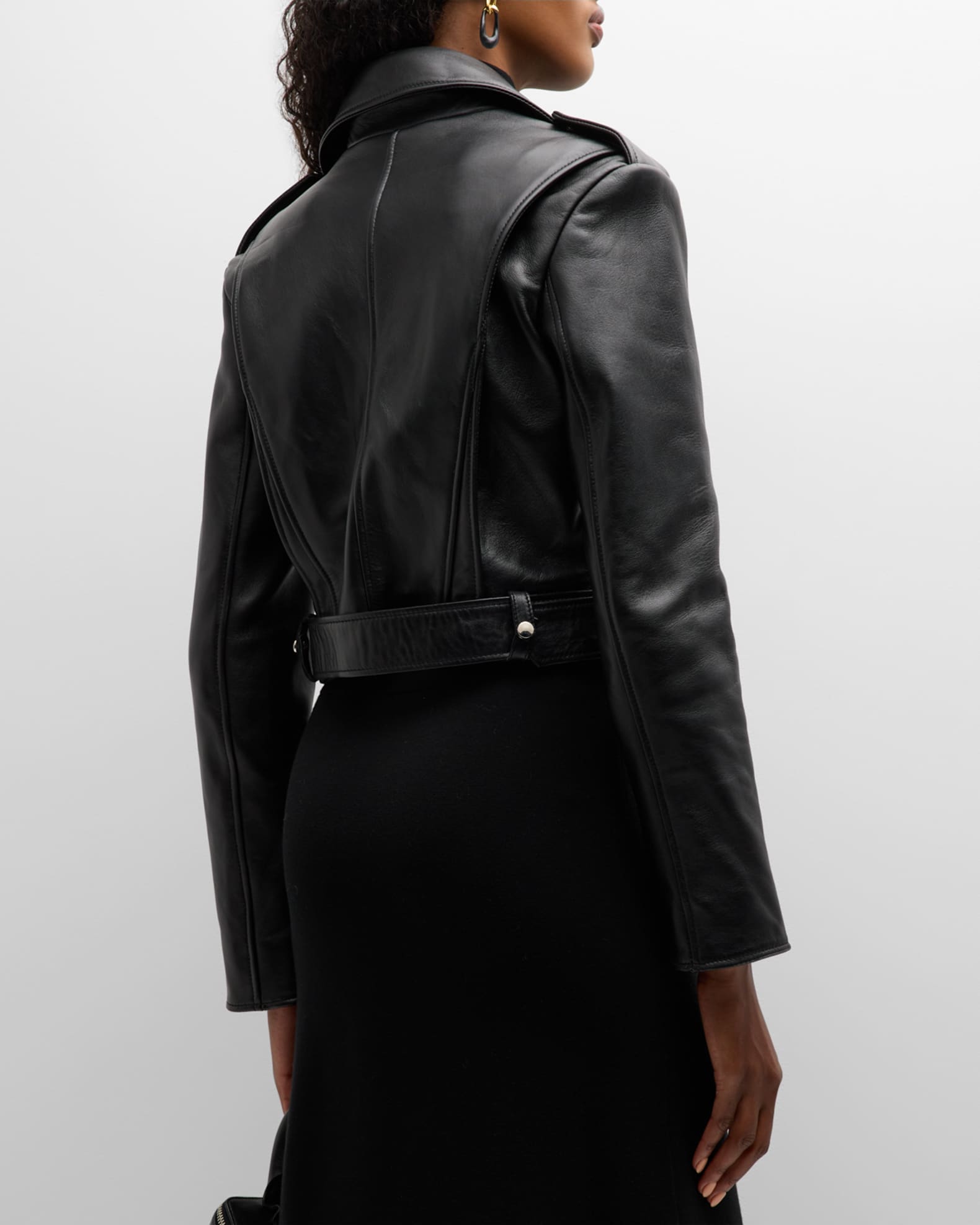 A.L.C. Monroe Leather Moto Jacket Neiman Marcus