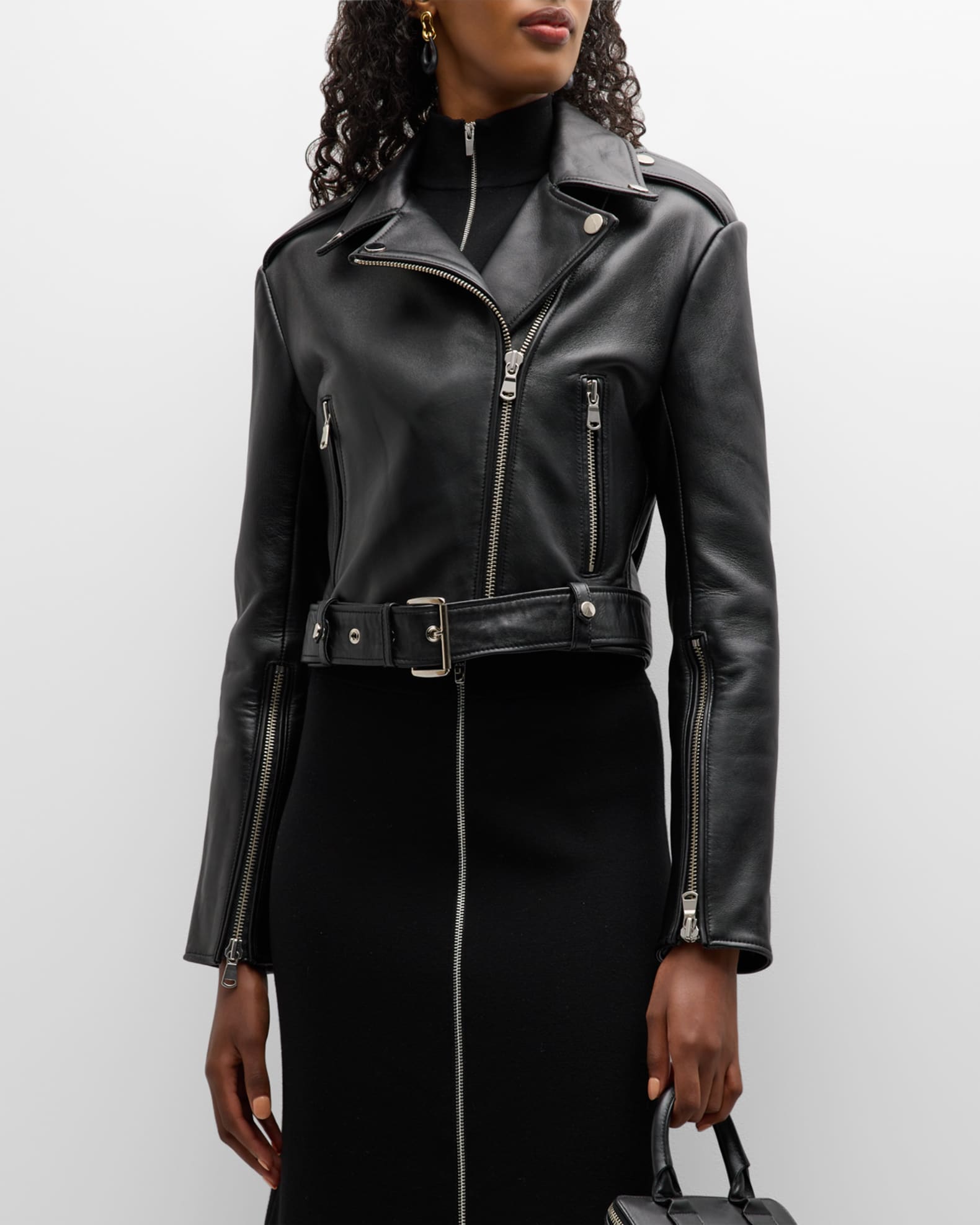 A.L.C. Monroe Leather Moto Jacket | Neiman Marcus