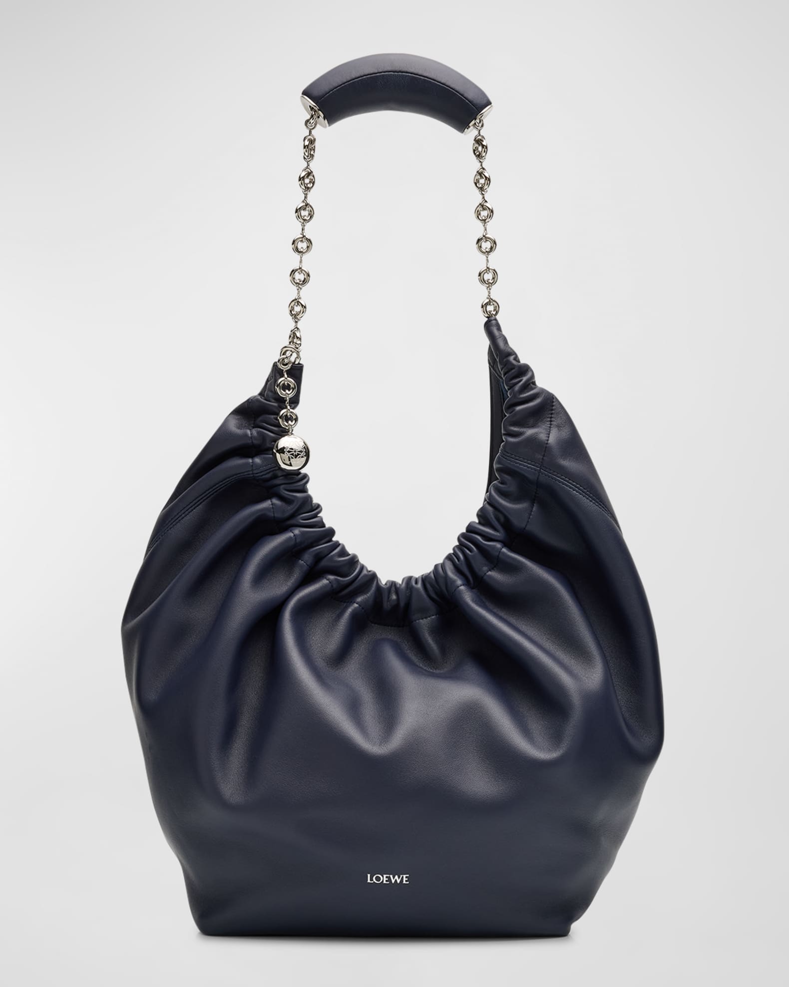 Loewe Squeeze Medium Shoulder Bag in Napa Leather | Neiman