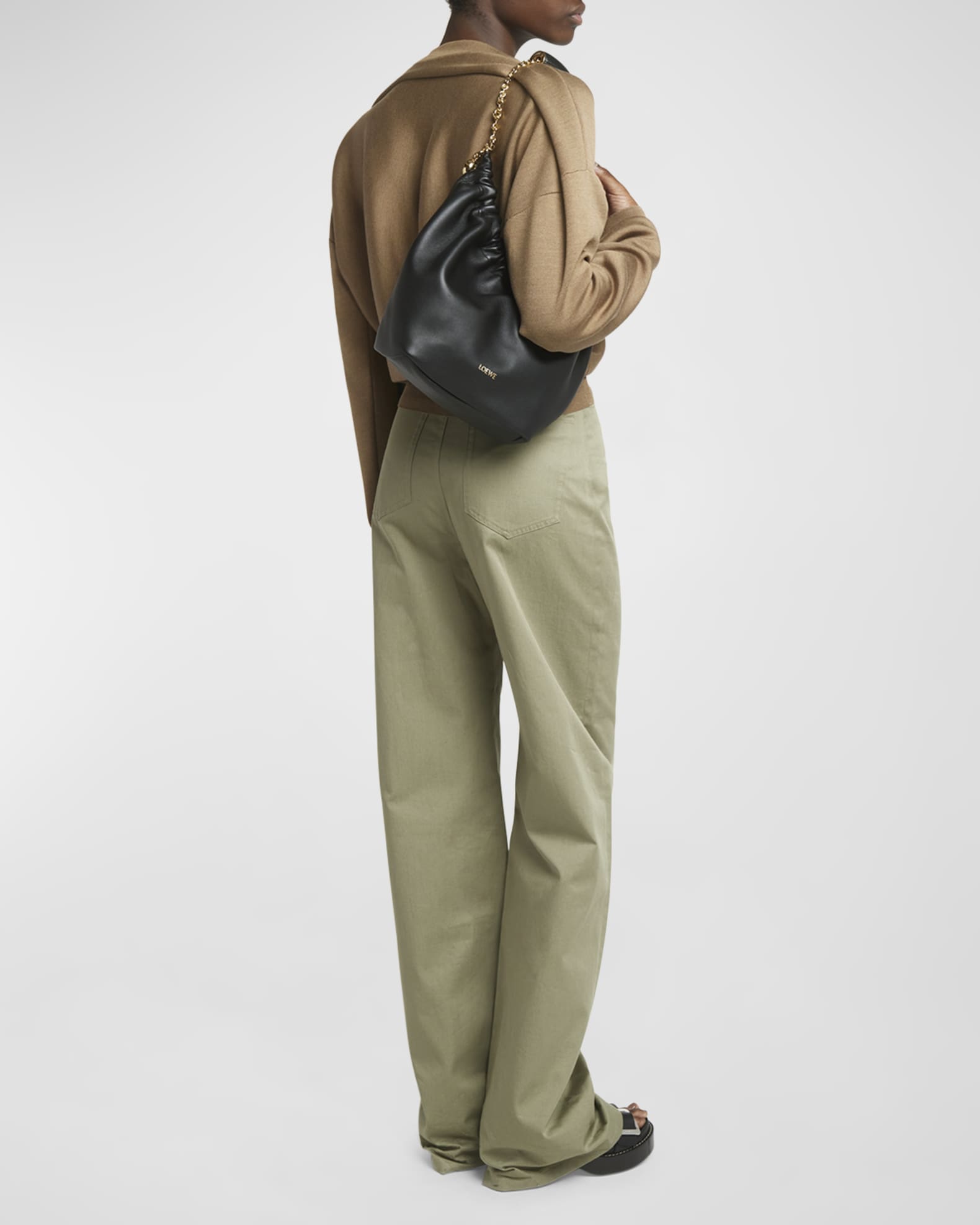 Loewe Squeeze Small Shoulder Bag in Napa Leather | Neiman Marcus