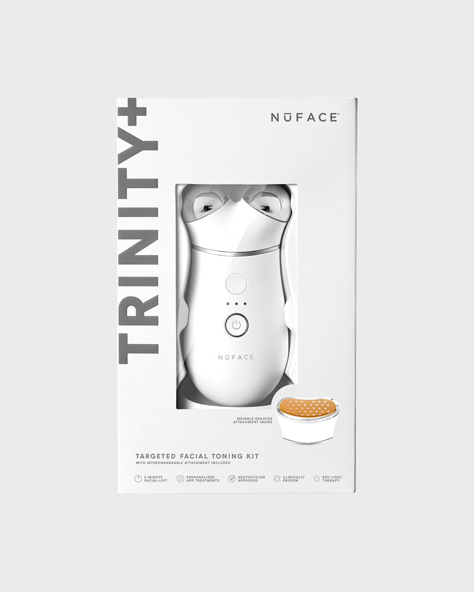 NuFACE Trinity+® and LED Red Light Wrinkle Reducer Attachment  1