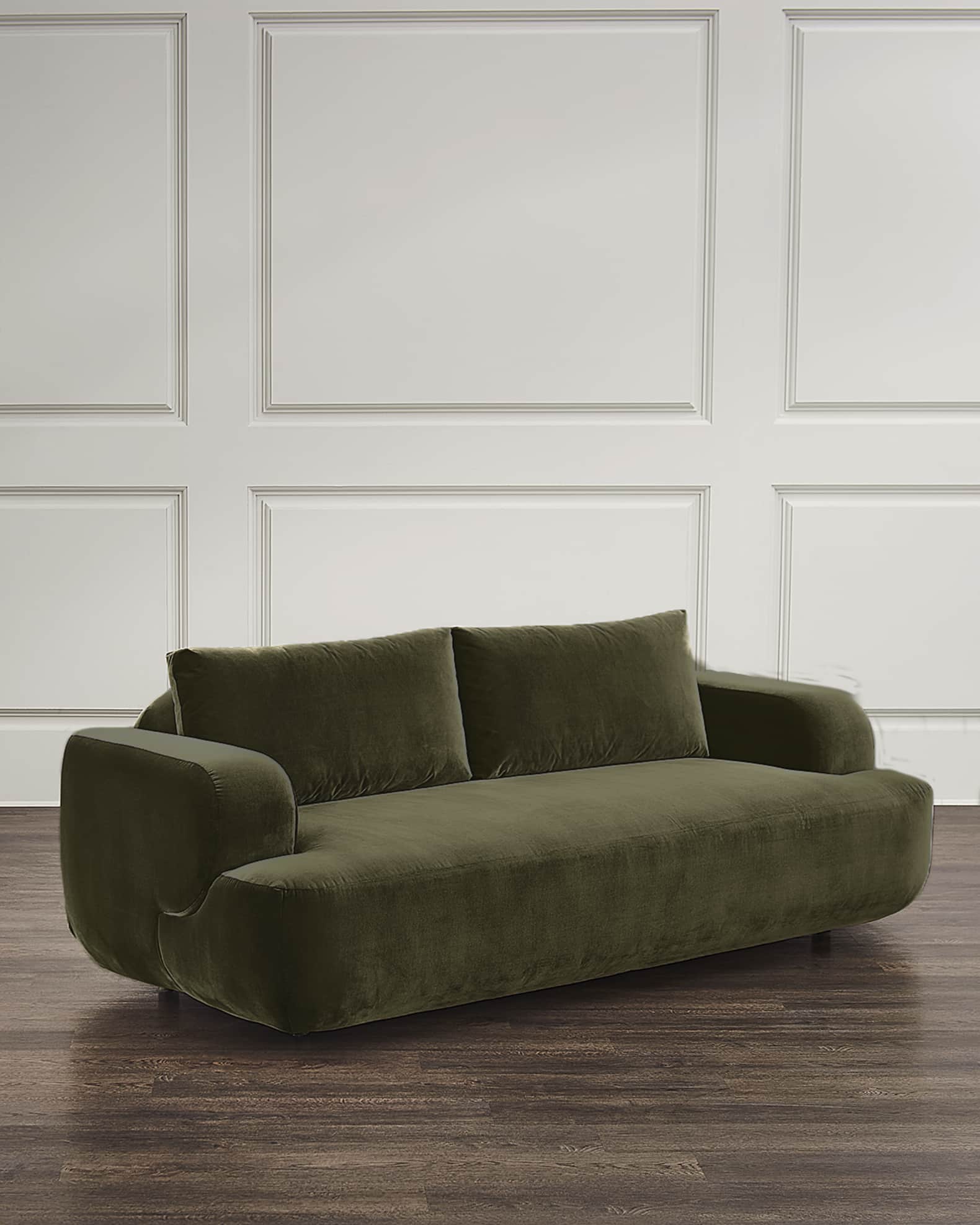 Benito Sofa, Olive 90" 0