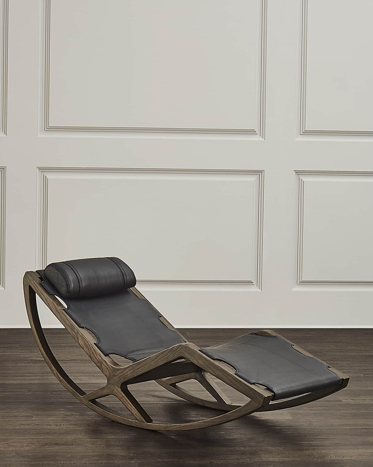 Tarelton Zero-Gravity Leather Chaise 0