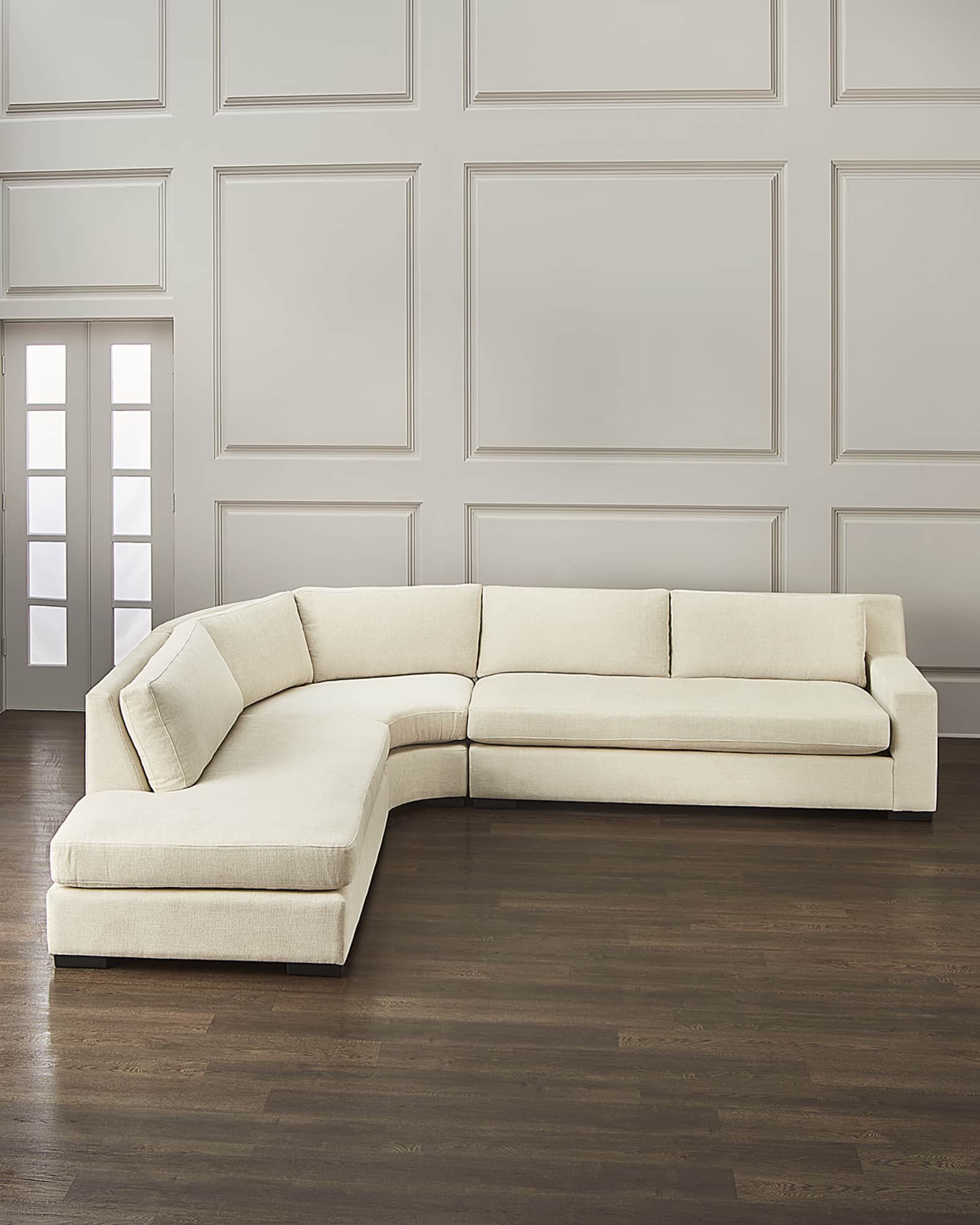 Albany Three-Piece Sectional  0