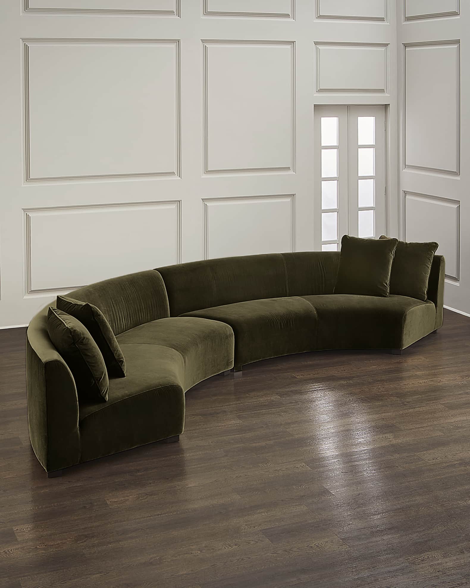 Four Hands Liam 2-Piece Curved Sectional Neiman Marcus
