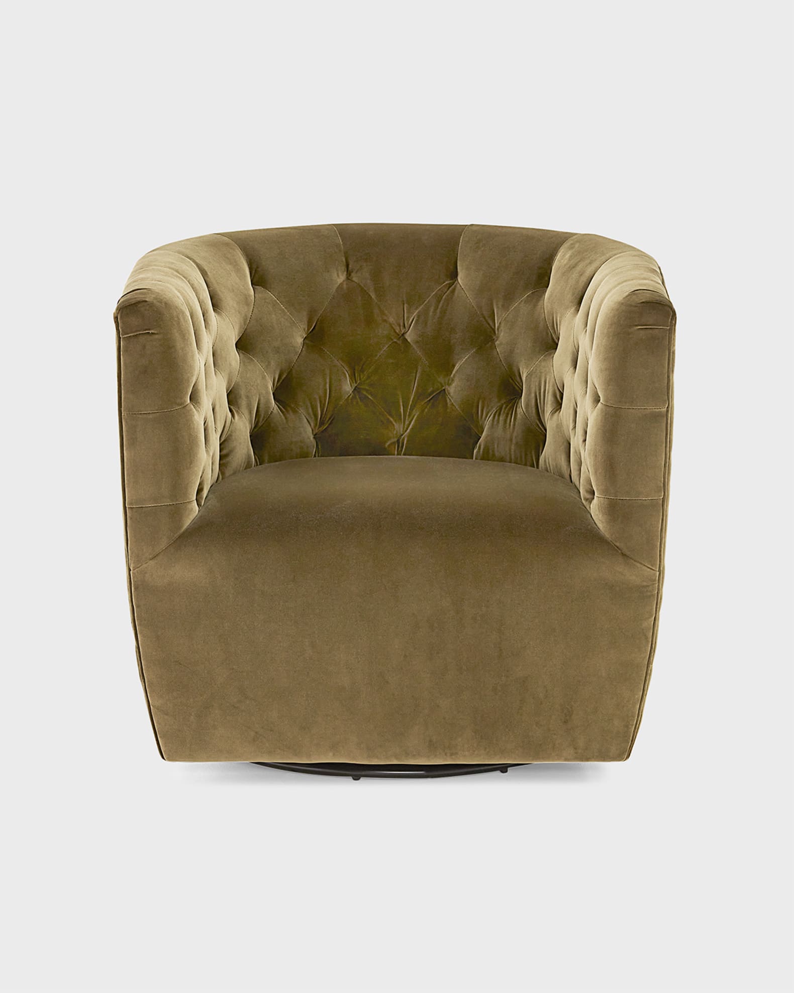 Hanover Tufted Swivel Chair 1