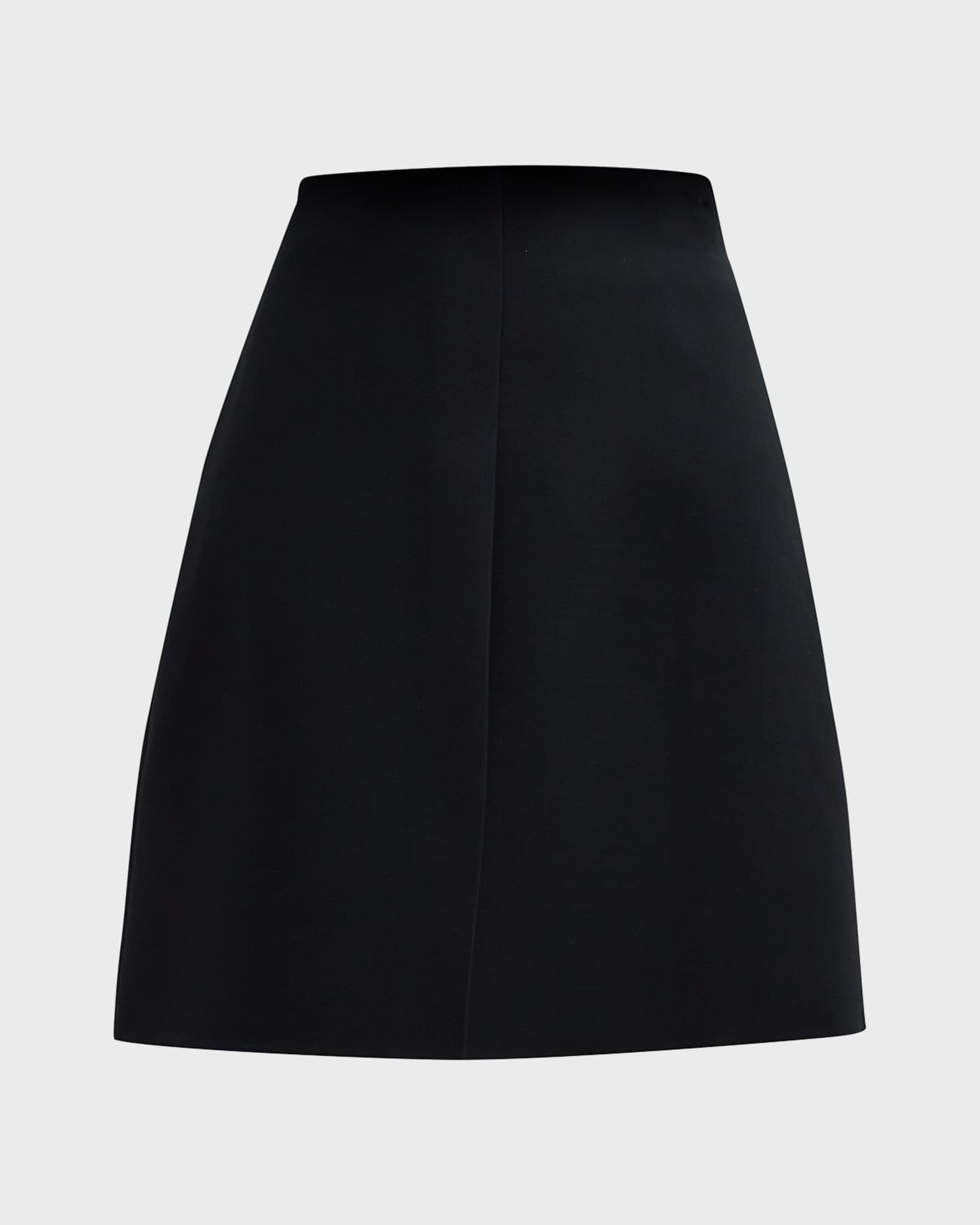 Lafayette 148 New York Pleated Wool-Silk Mini Skirt | Neiman Marcus