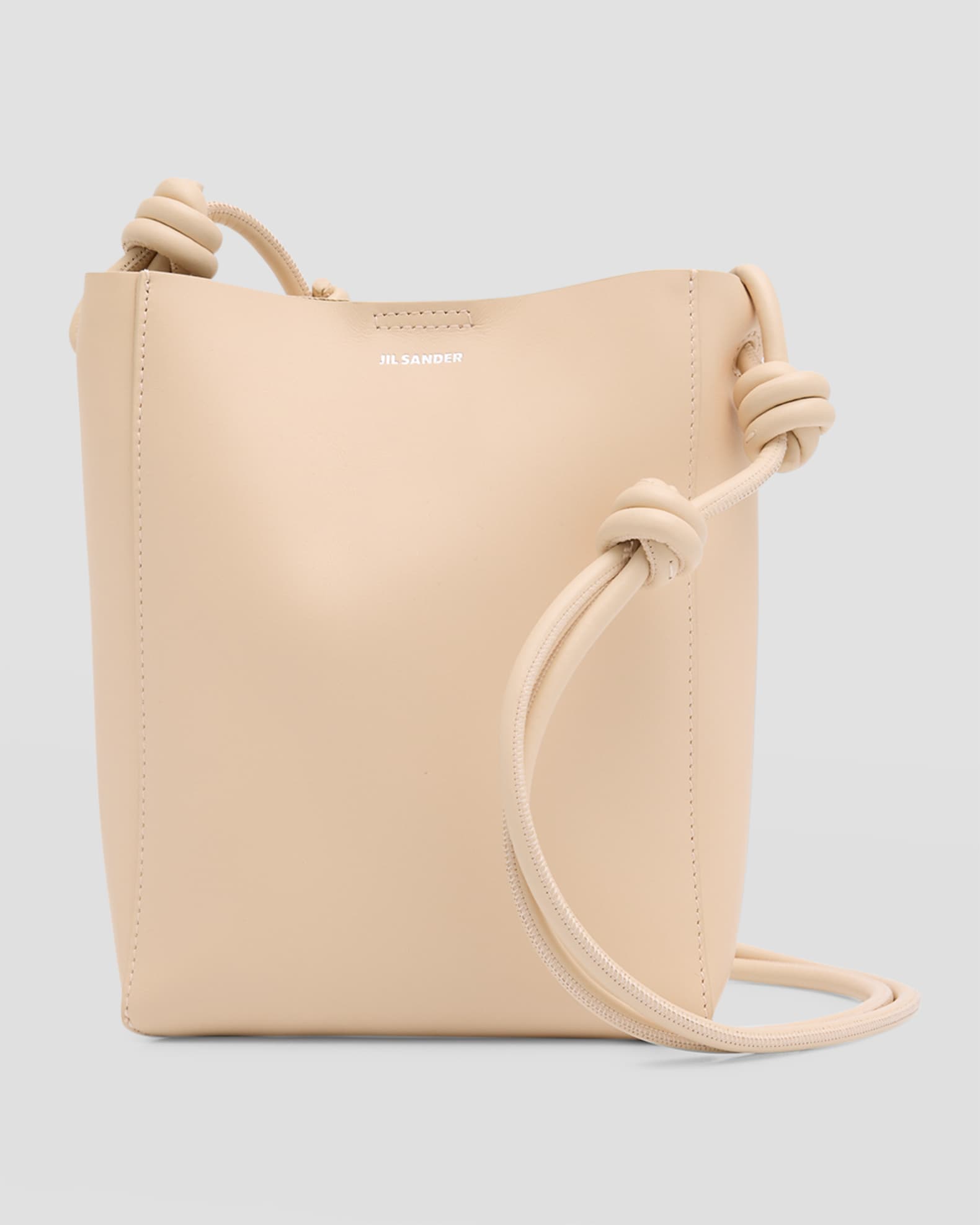 Jil Sander Medium Crinkled Leather Shoulder Bag - Farfetch