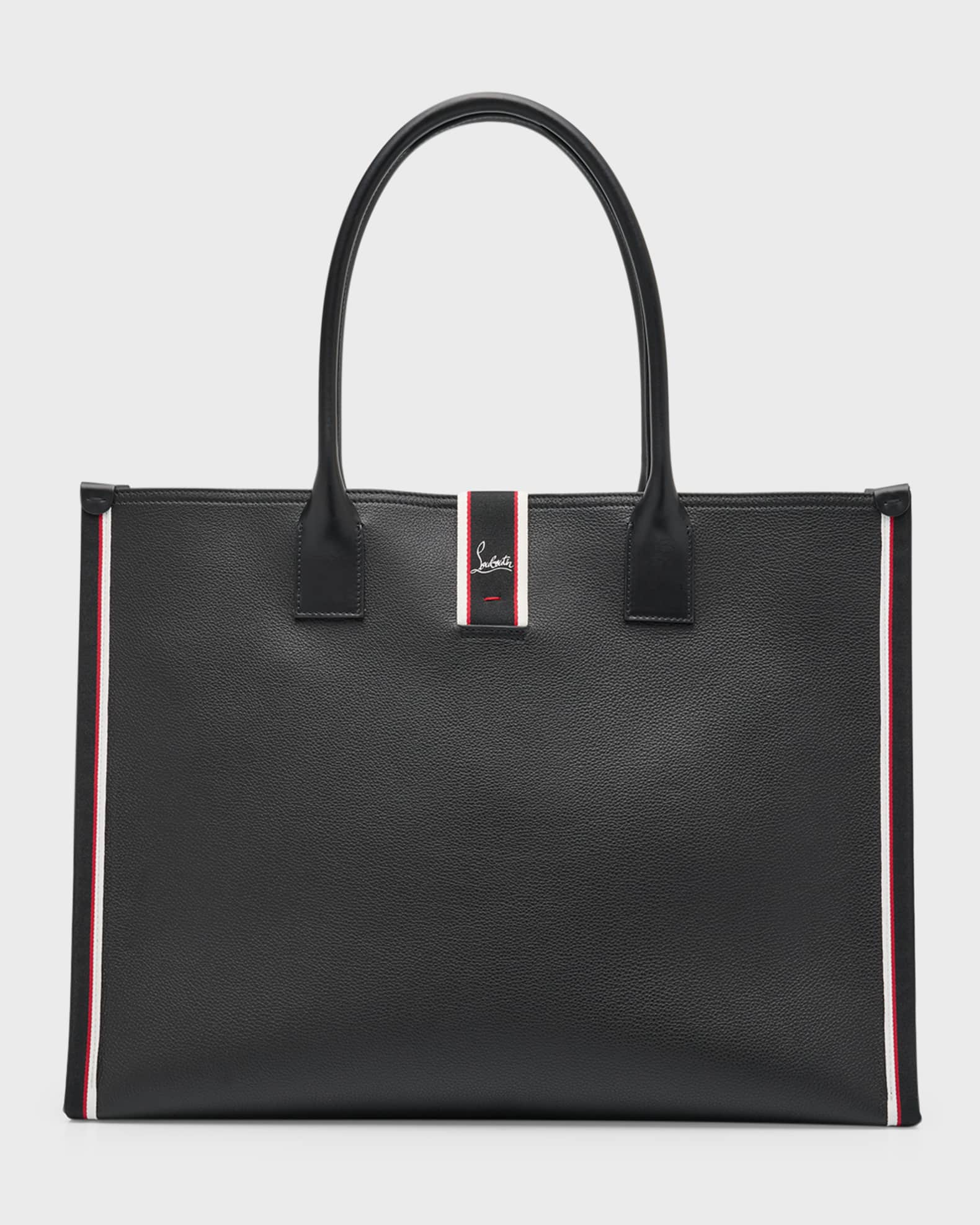 Christian Louboutin Men's Nastroloubi F.A.V. XL Leather Tote Bag ...