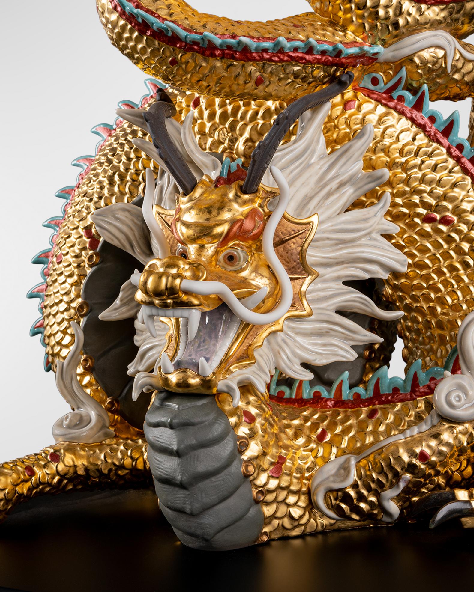 Lladro Limited Edition Protective Dragon Sculpture | Neiman Marcus