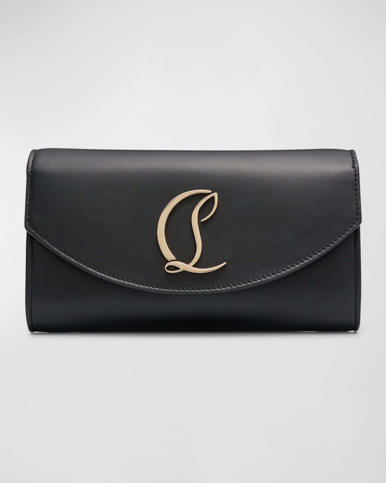 Christian Louboutin Loubi54 Leather Wallet On Chain