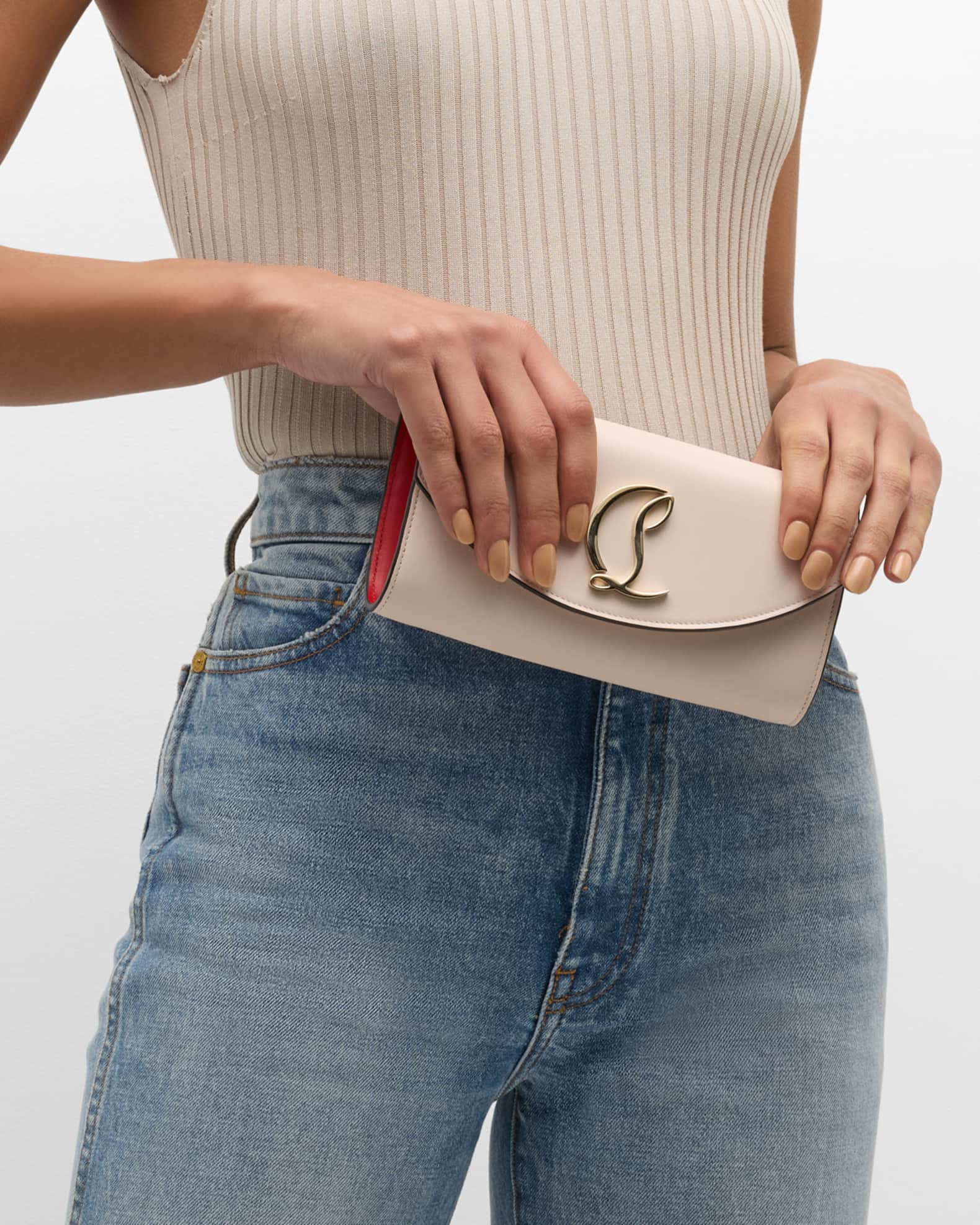 Loubi54 Wallet on Chain in Leather 1