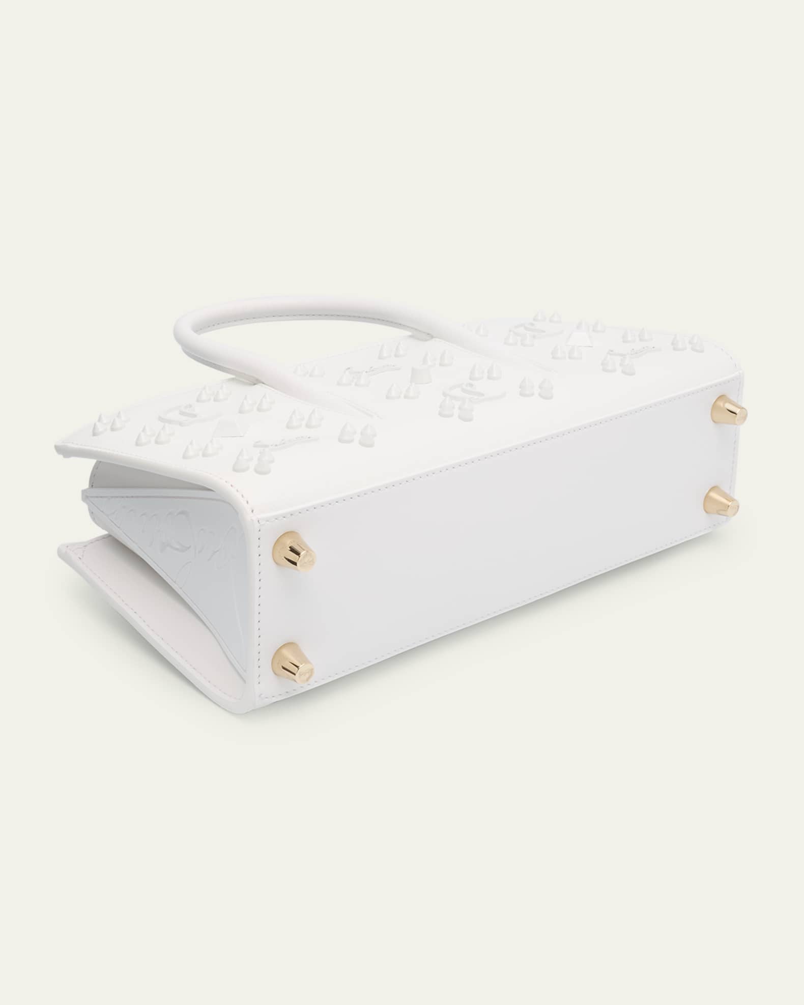 Paloma Baguette in Leather with Loubinthesky Spikes 1