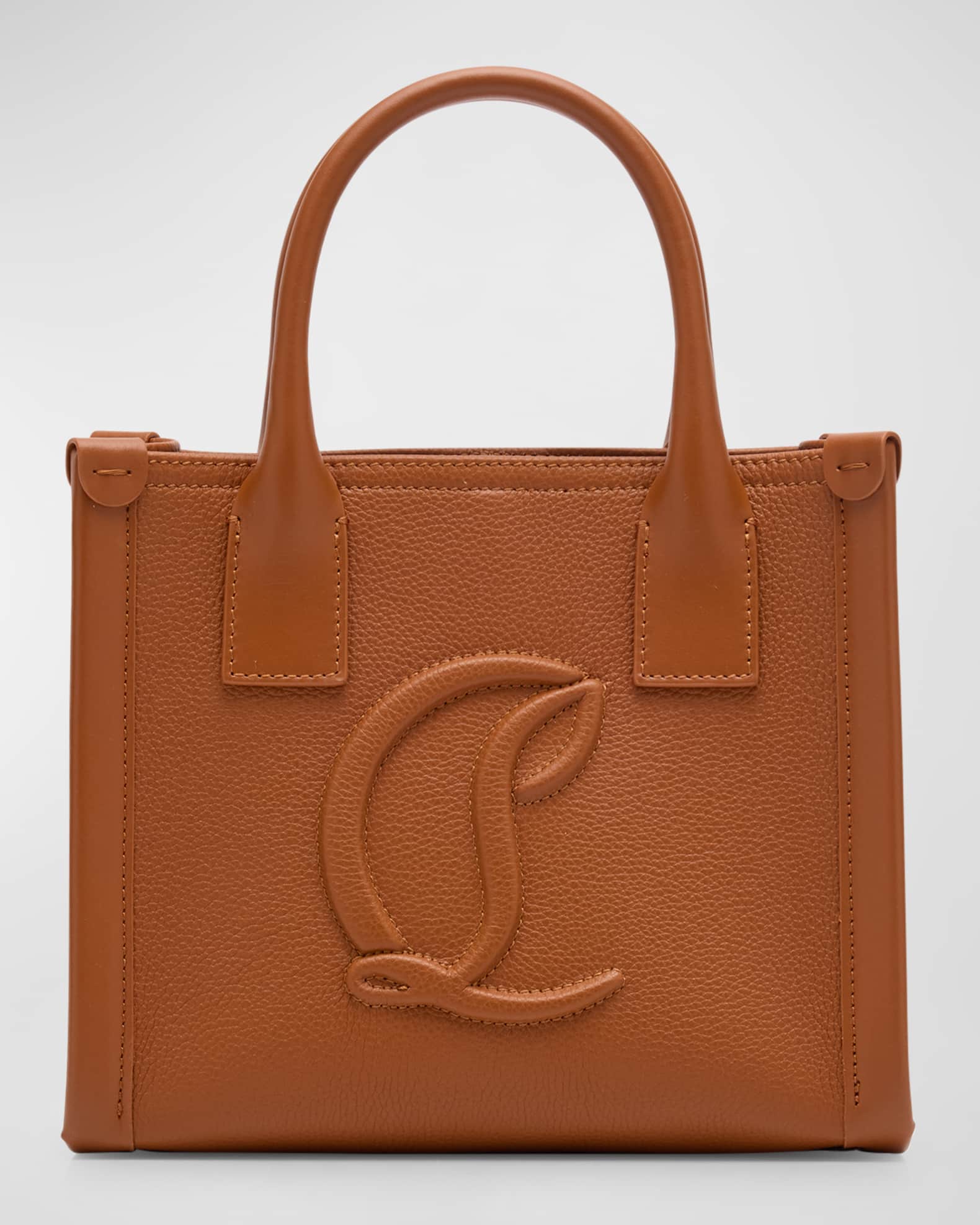 Christian Louboutin By My Side Mini Tote in Leather with CL Logo
