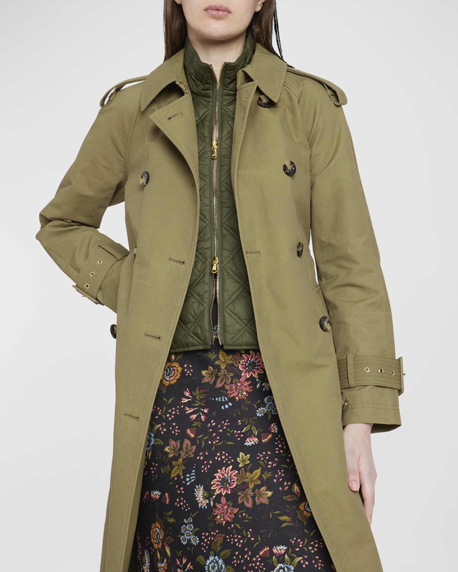 Veronica Beard Conneley Dickey Trench Coat