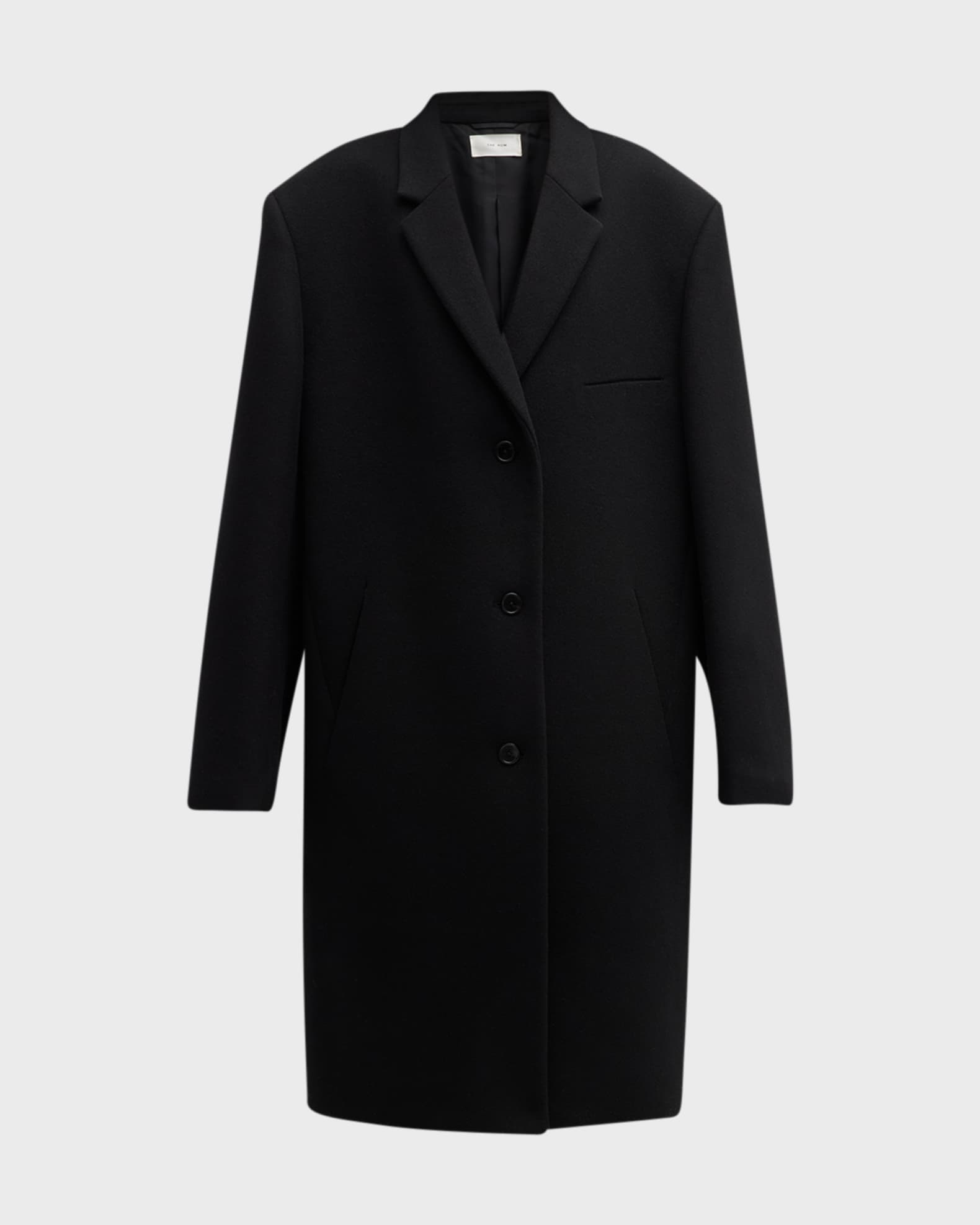 THE ROW Ardon Wool-Blend Overcoat | Neiman Marcus