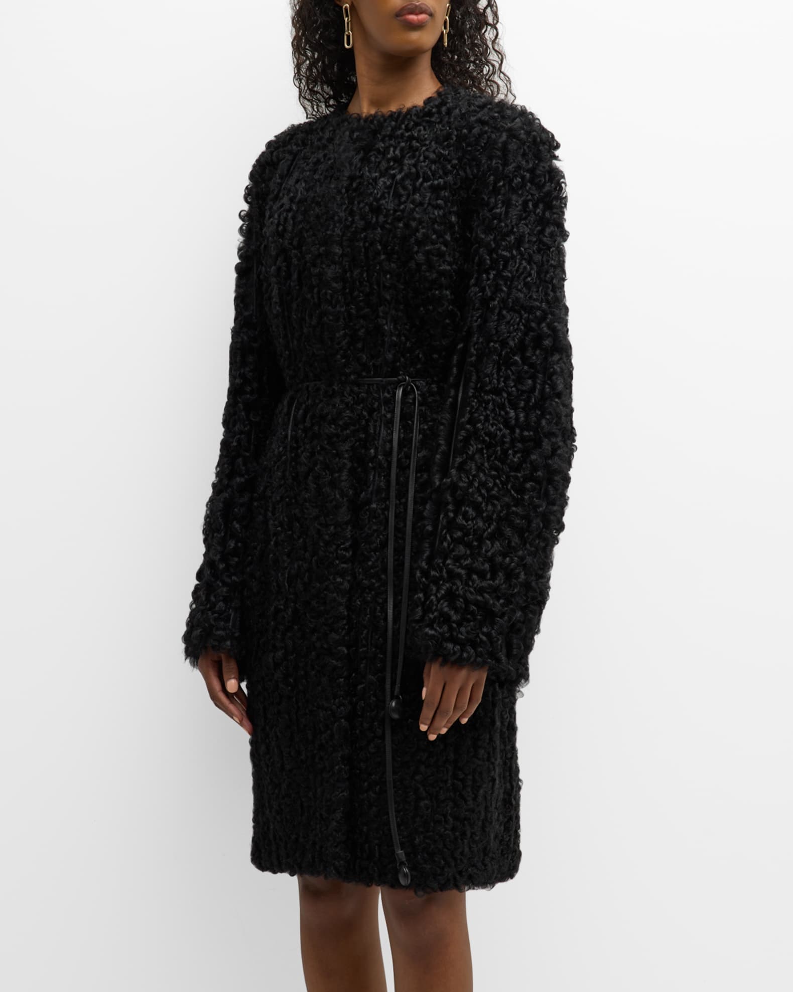 Watson Curly Lamb Shearling Coat 1