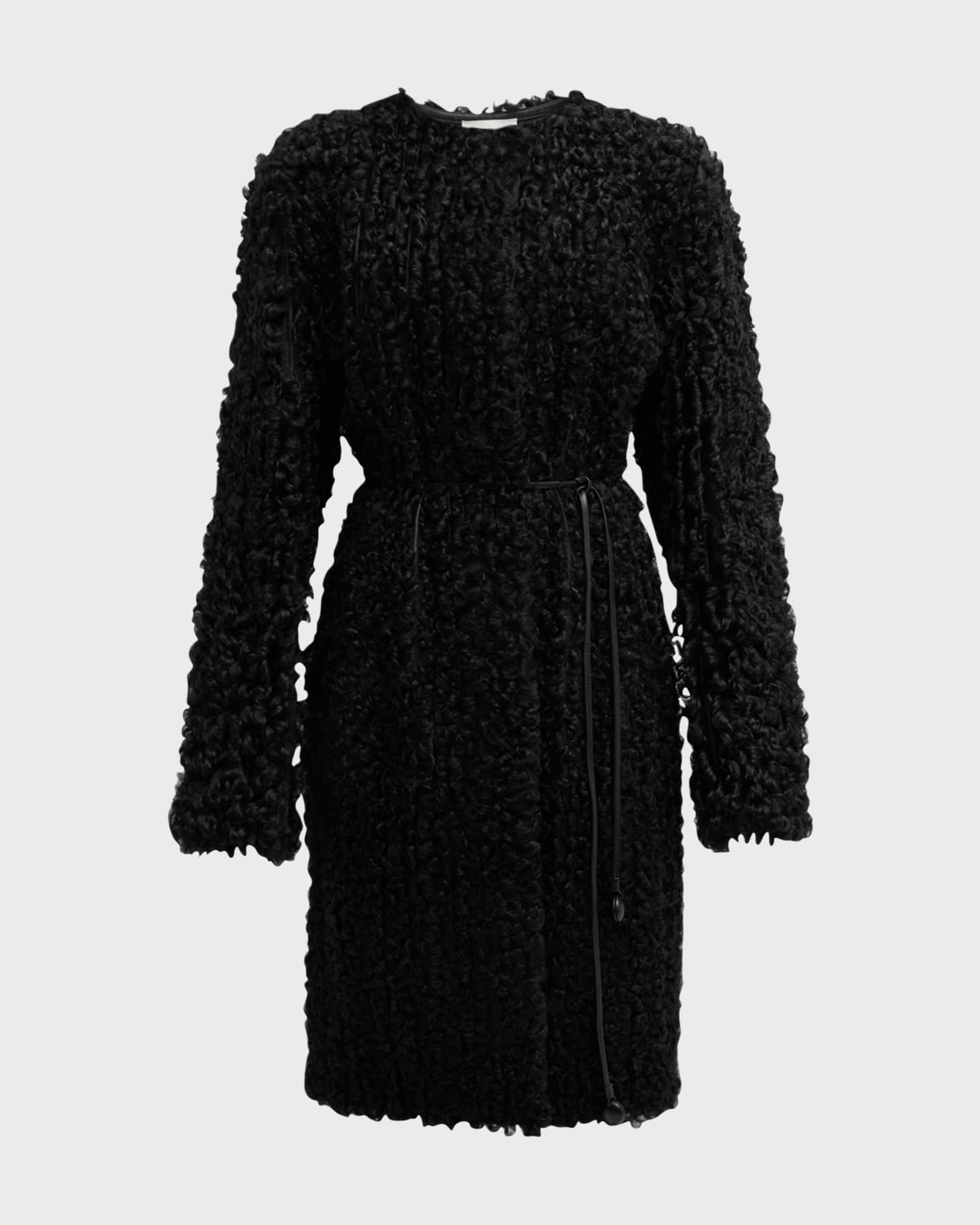 Watson Curly Lamb Shearling Coat 0
