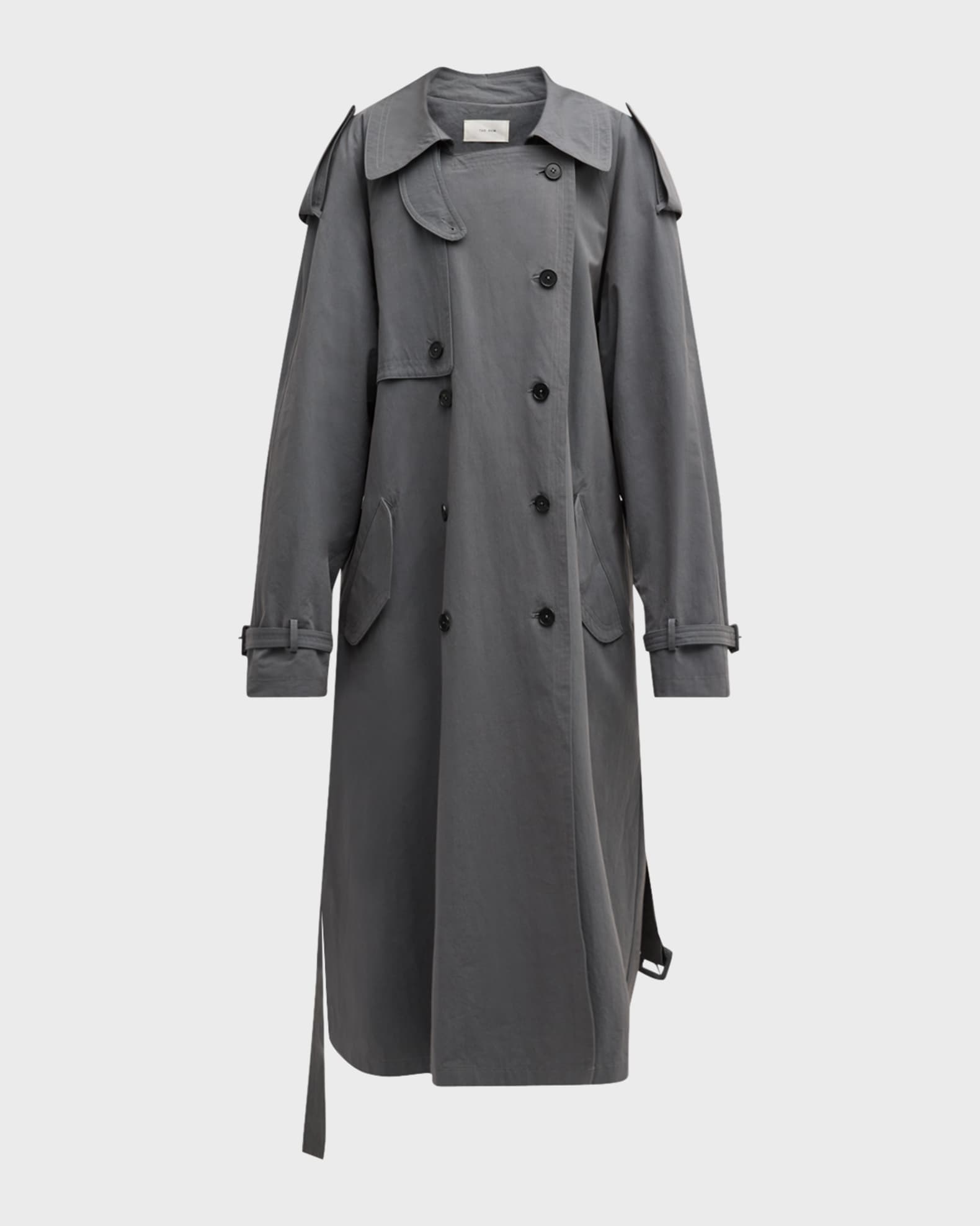 THE ROW Avio Belted Long Trench Coat | Neiman Marcus