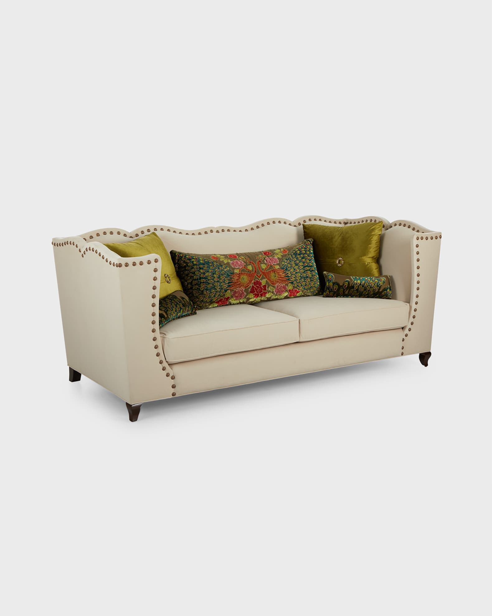 Santiago Peacock Sofa - 92" 1