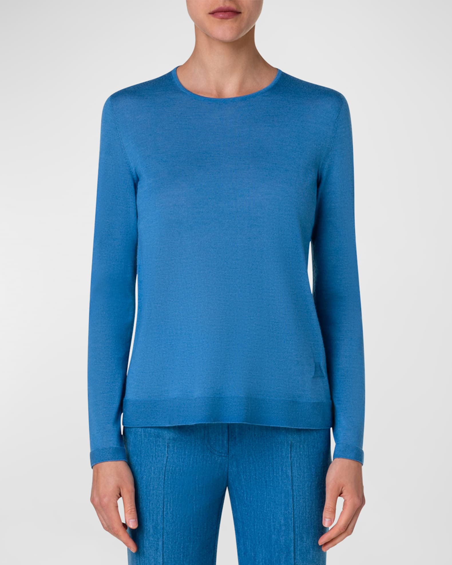 Louis Vuitton Women's Cashmere Silk Striped Knit Sweater