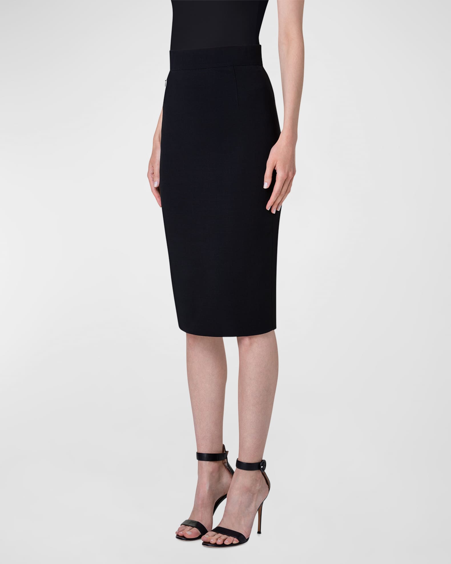 Double Face Merino Skirt in Pink