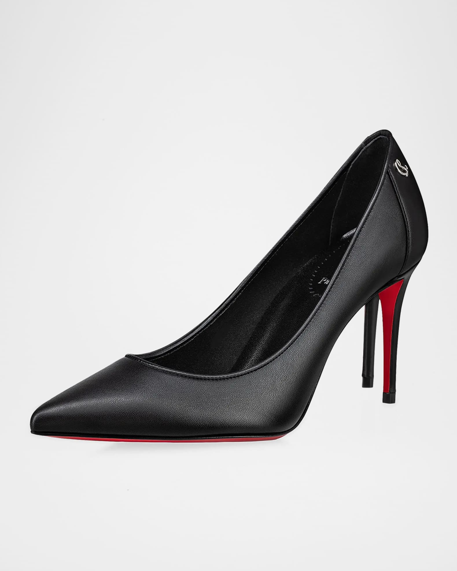 Christian Louboutin 85mm Sporty Kate Napa Pumps | Neiman Marcus
