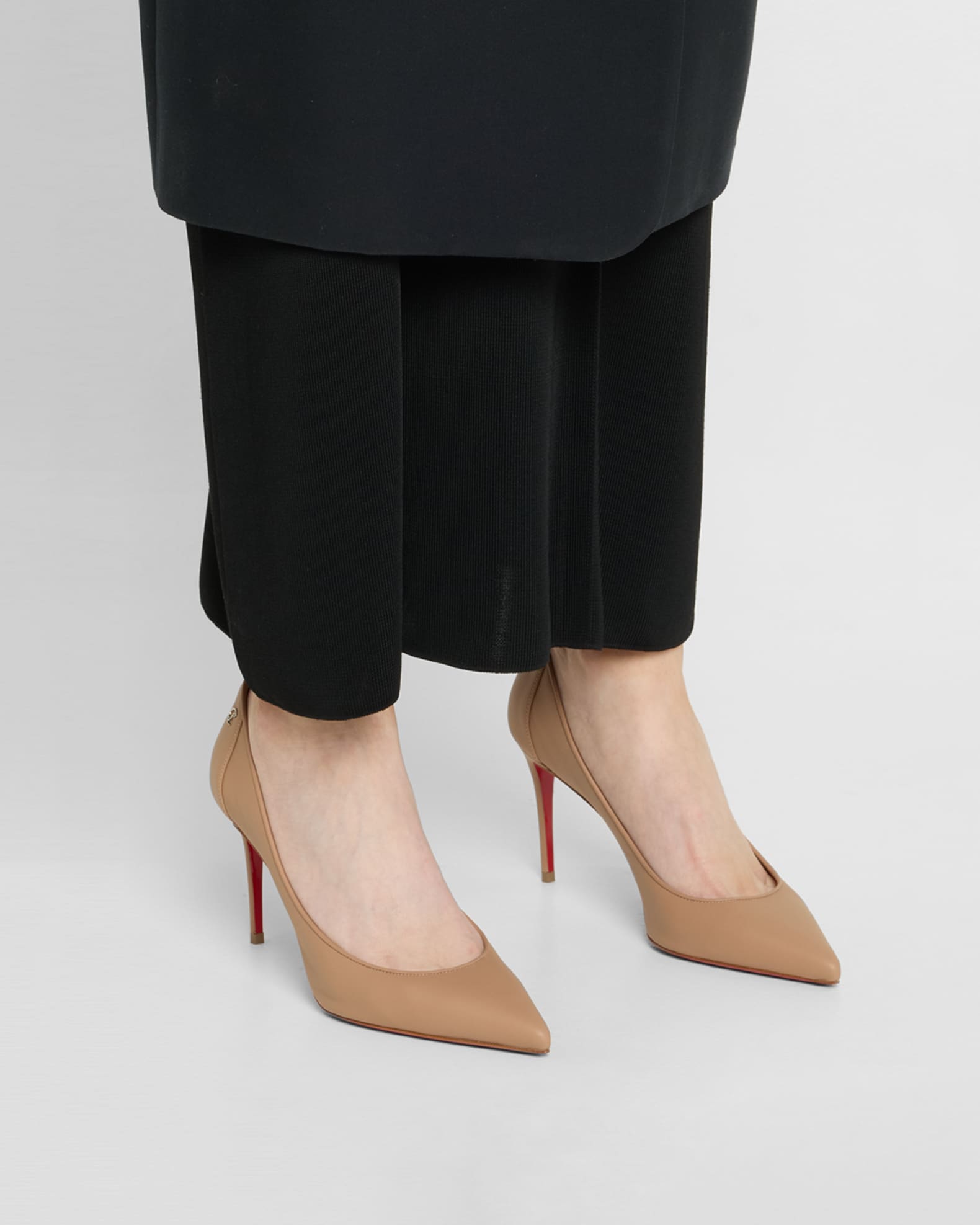 Sporty Kate Napa Red Sole Pumps 1