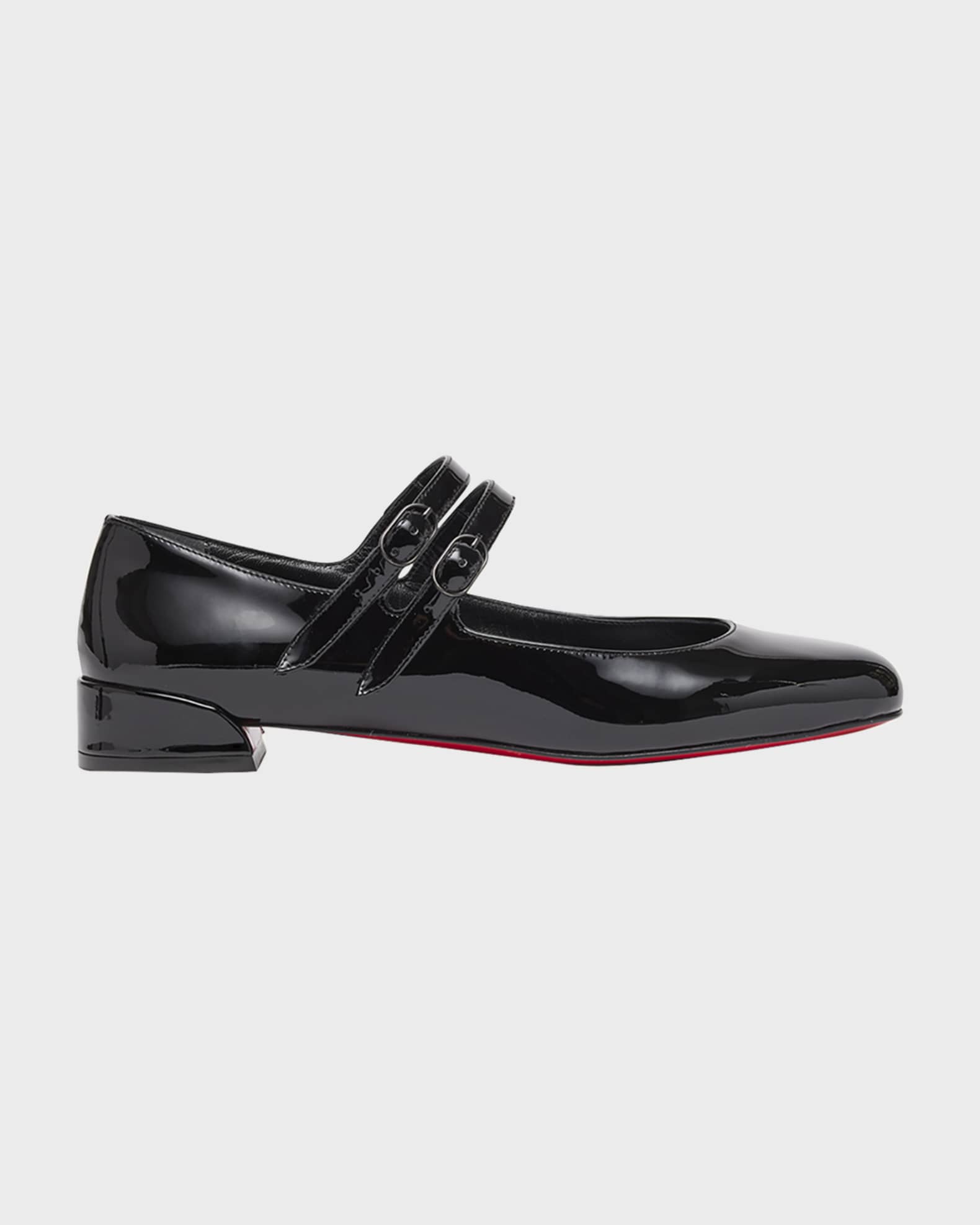 Mary jane red bottom shoes top